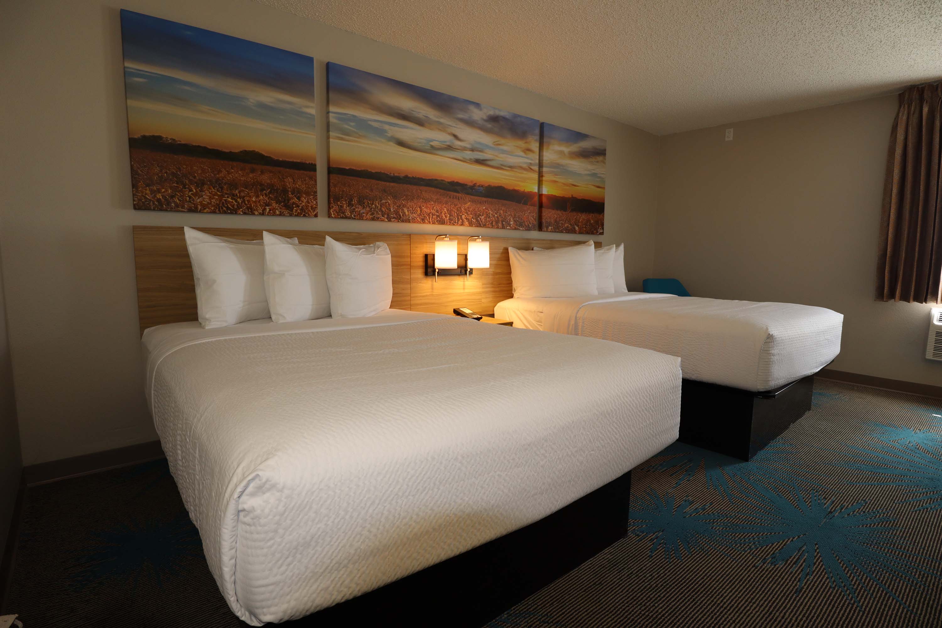 Guest room at the Days Inn by Wyndham Mandan Bismarck Area in Mandan, North Dakota