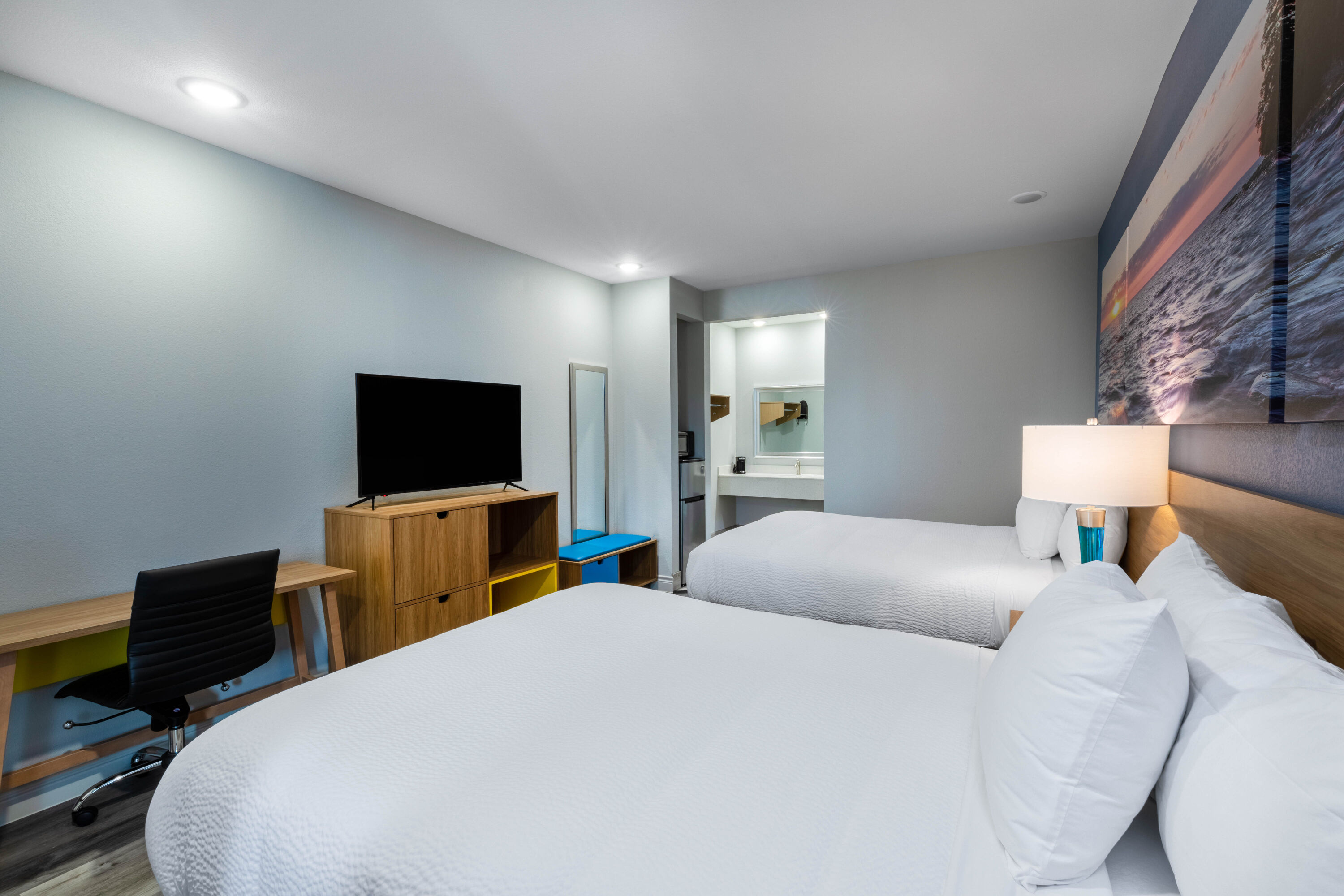 Guest room at the Days Inn by Wyndham Minot in Minot, North Dakota
