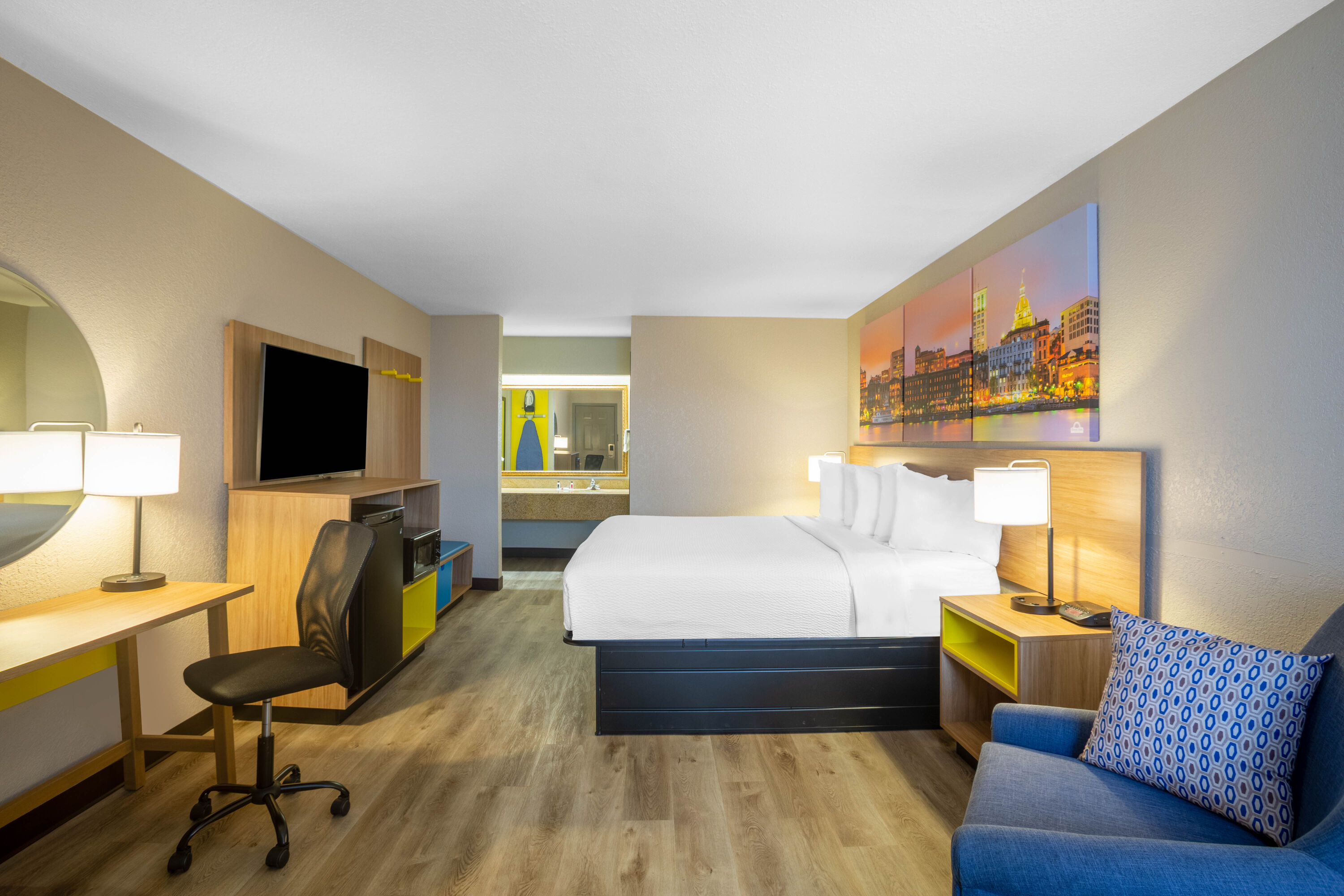 Guest room at the Days Inn by Wyndham Minot in Minot, North Dakota