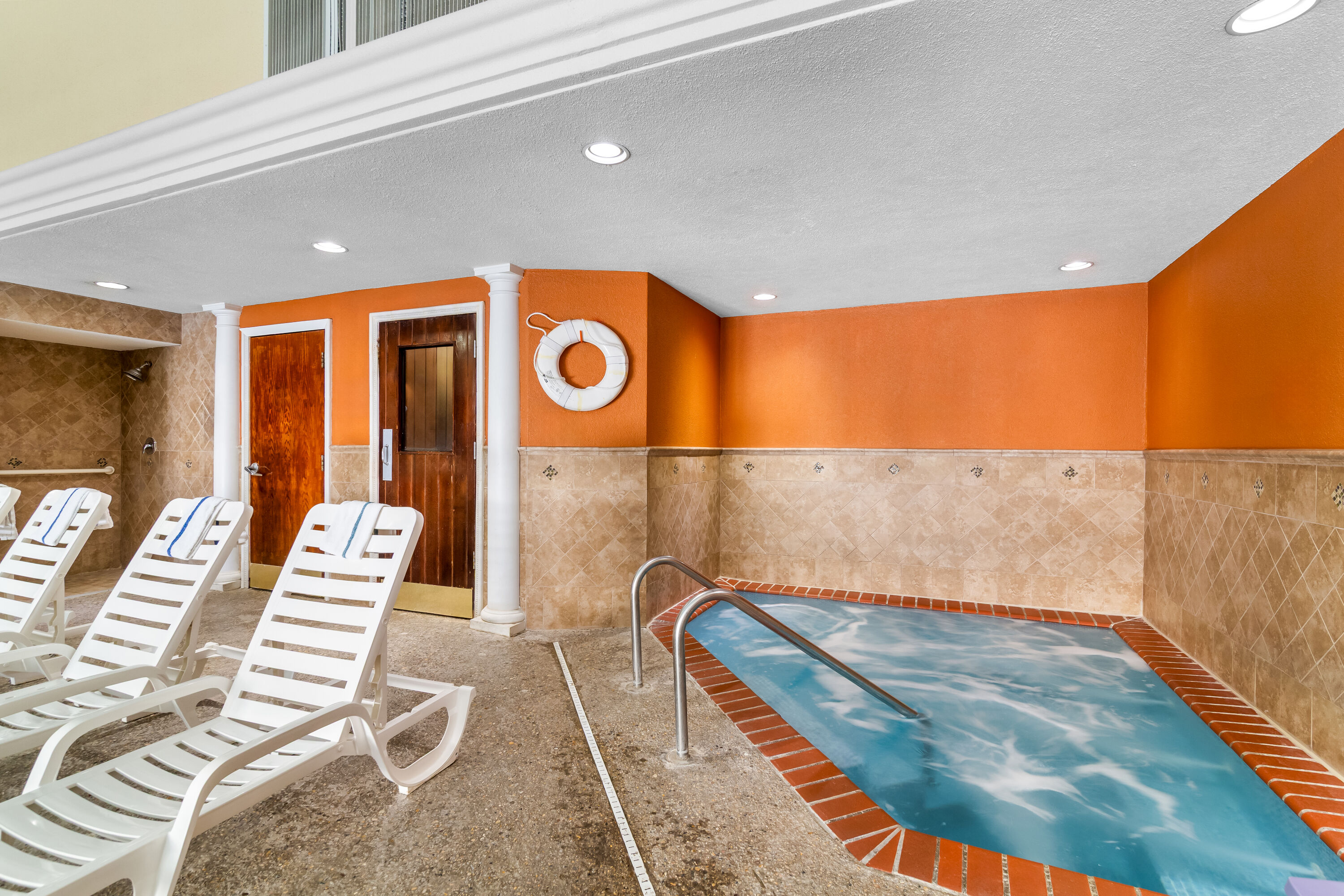 Indoor pool at the Days Inn by Wyndham Minot in Minot, North Dakota