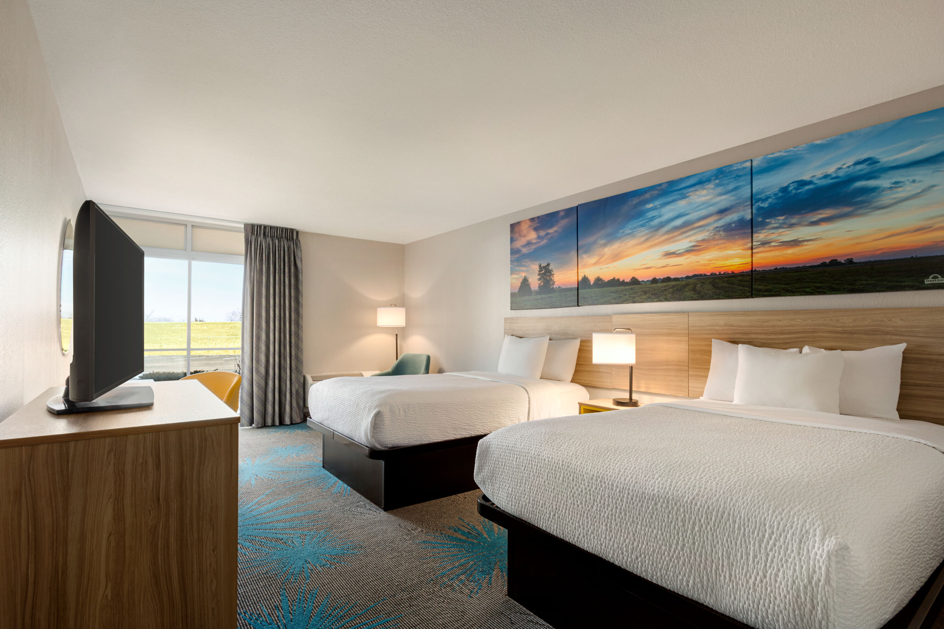 Guest room at the Days Inn by Wyndham Grand Island I-80 in Grand Island, Nebraska