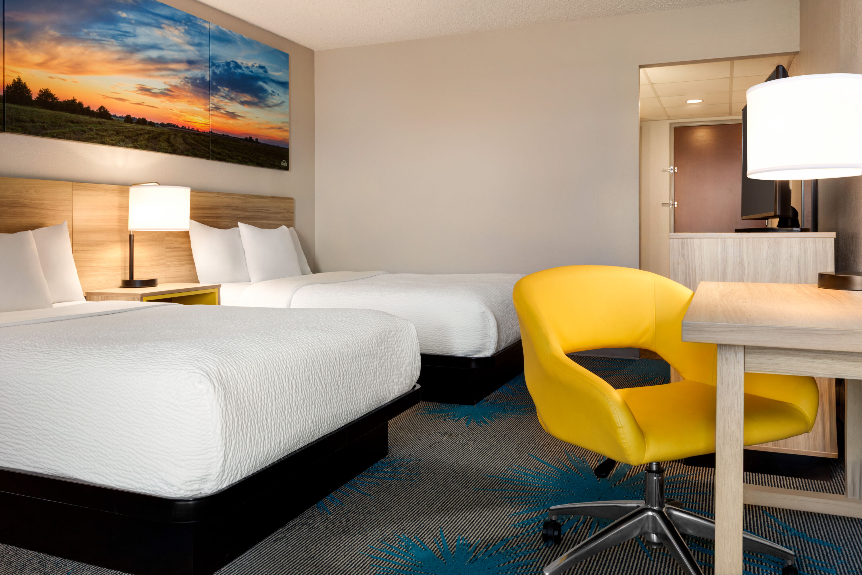 Guest room at the Days Inn by Wyndham Grand Island I-80 in Grand Island, Nebraska