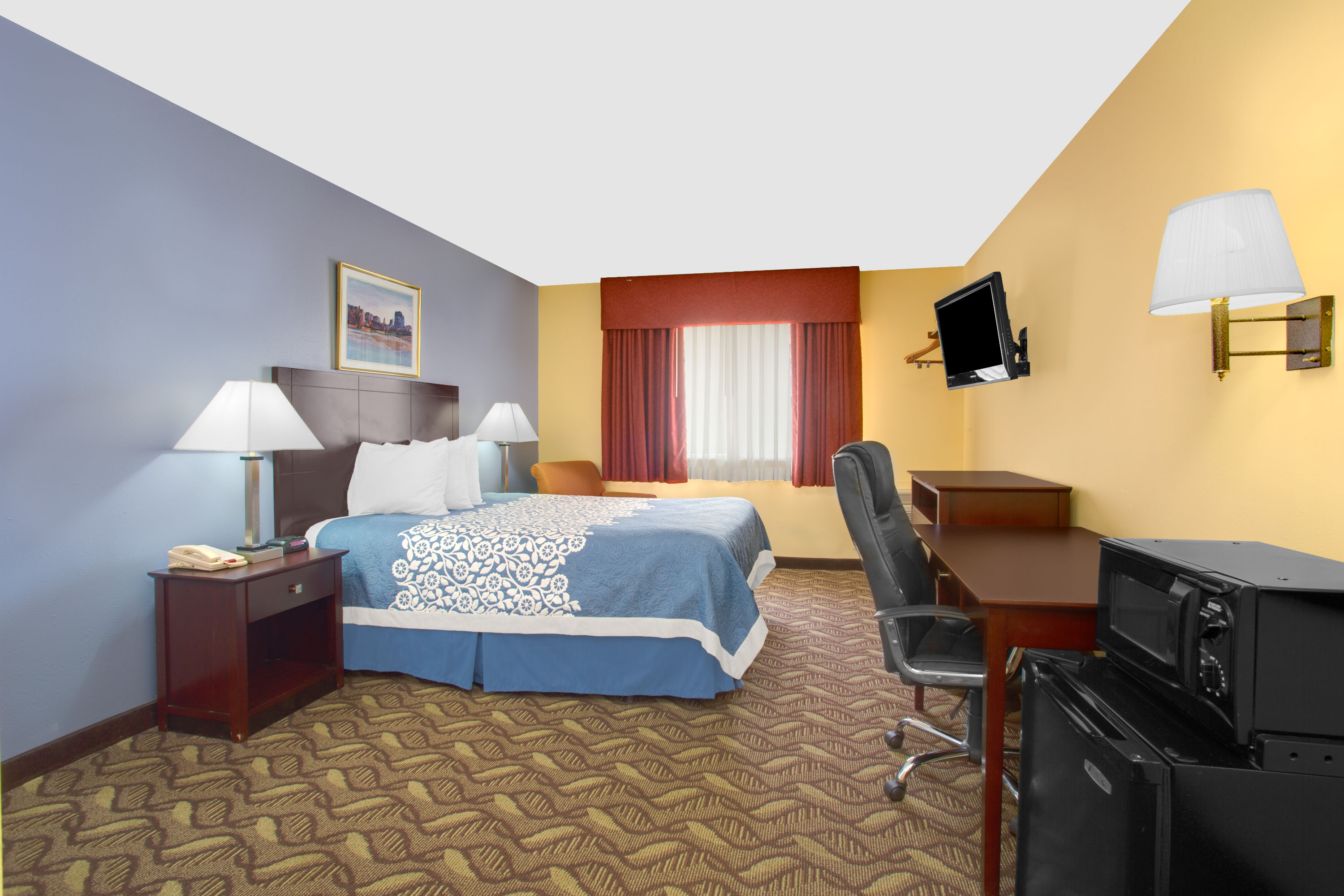 Guest room at the Days Inn by Wyndham North Platte in North Platte, Nebraska