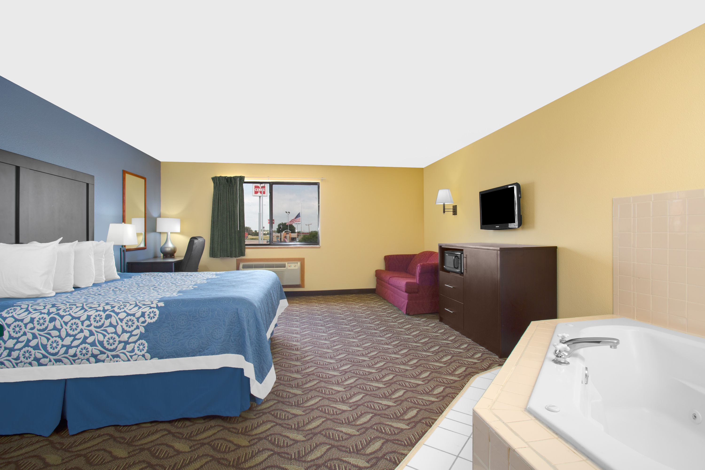 Guest room at the Days Inn by Wyndham North Platte in North Platte, Nebraska