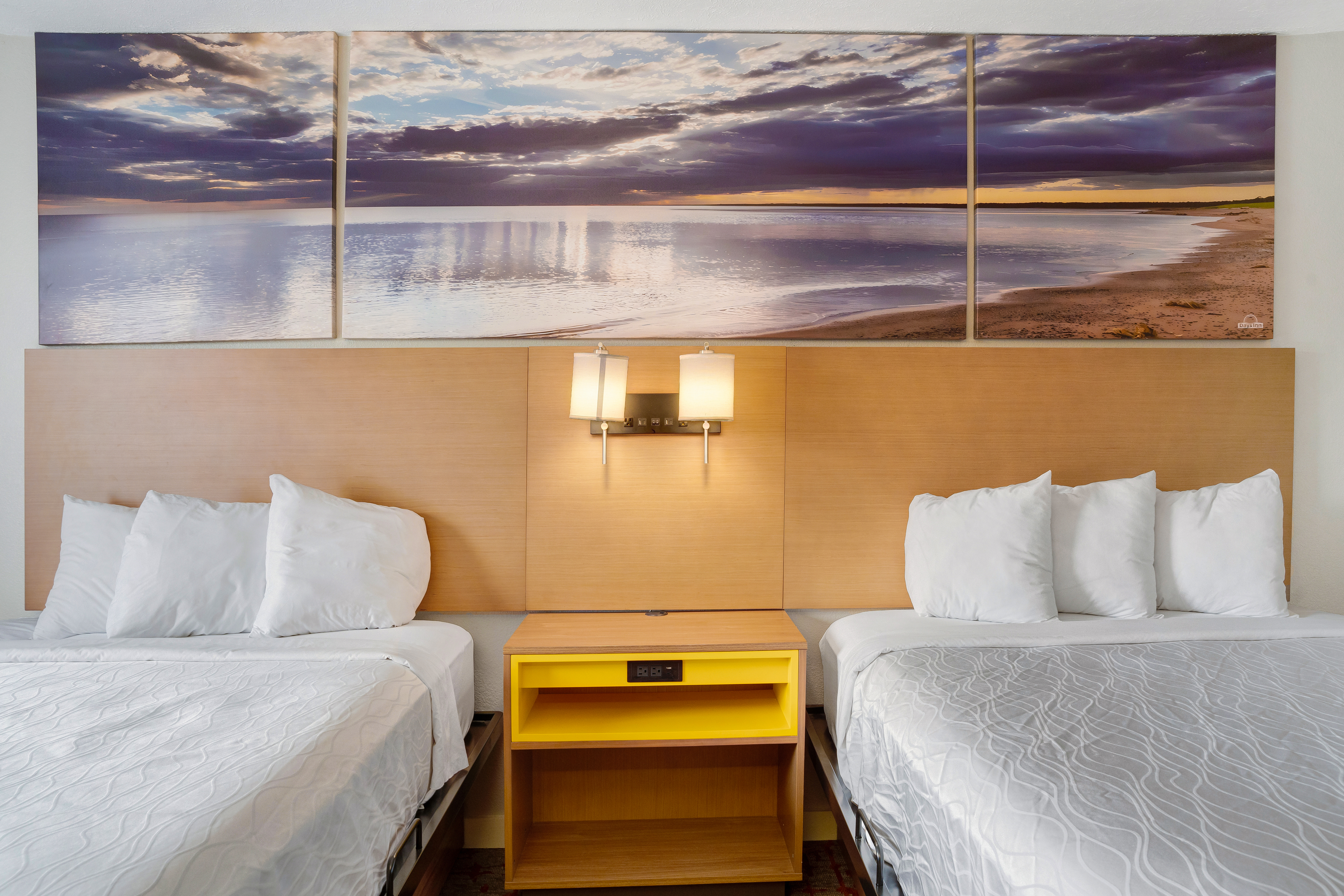 Guest room at the Days Inn by Wyndham Omaha/West Dodge in Omaha, Nebraska