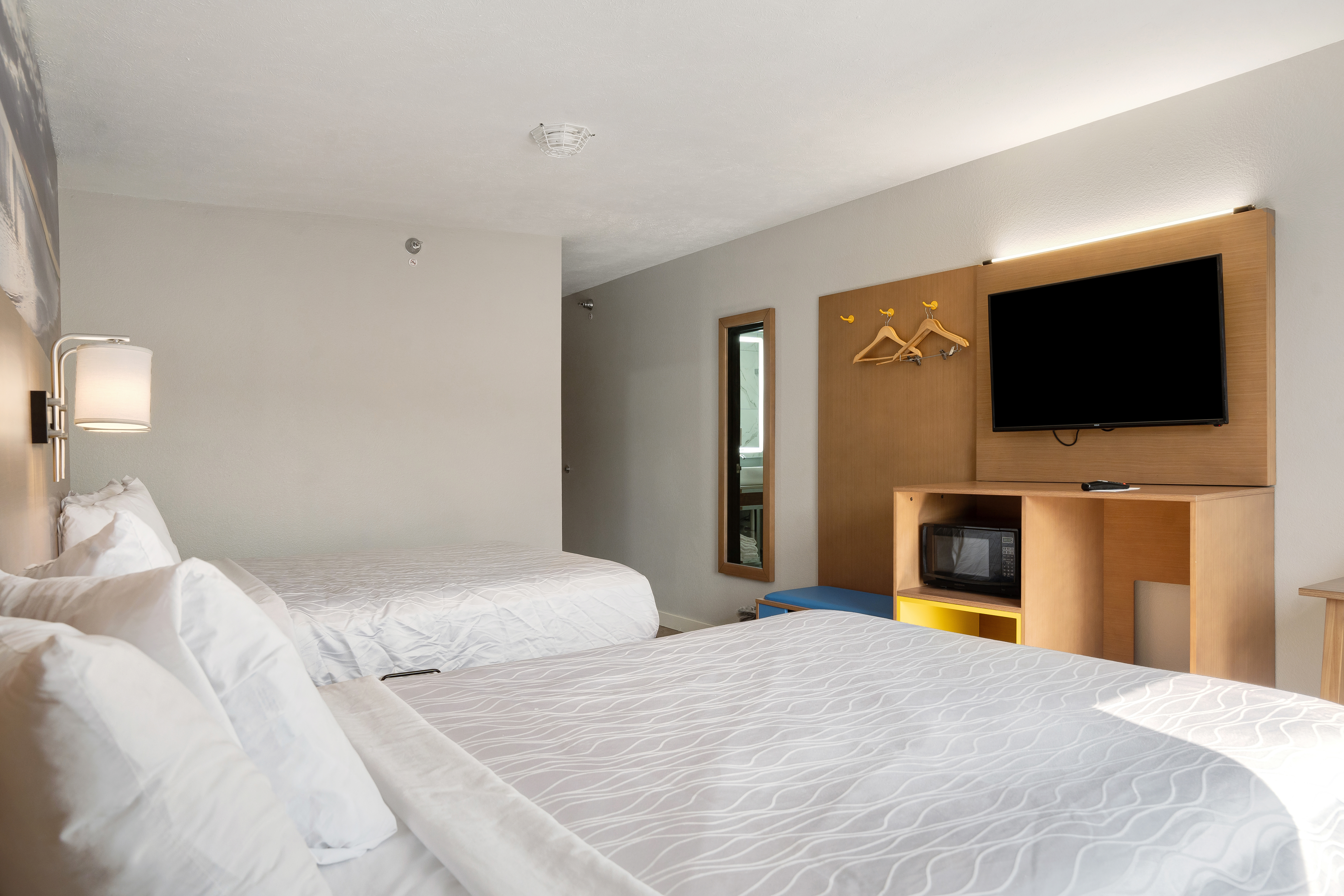 Guest room at the Days Inn by Wyndham Omaha/West Dodge in Omaha, Nebraska