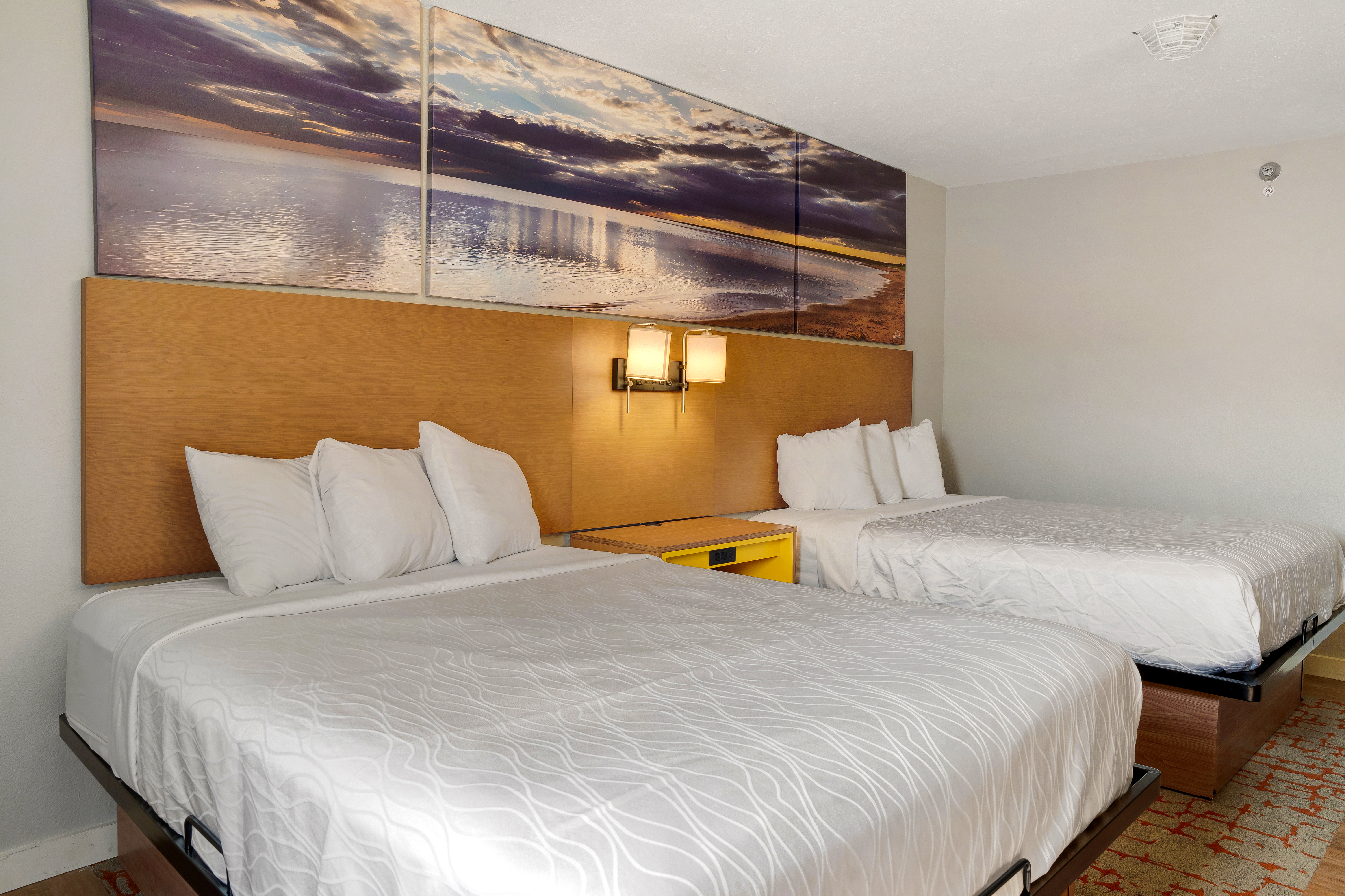 Guest room at the Days Inn by Wyndham Omaha/West Dodge in Omaha, Nebraska