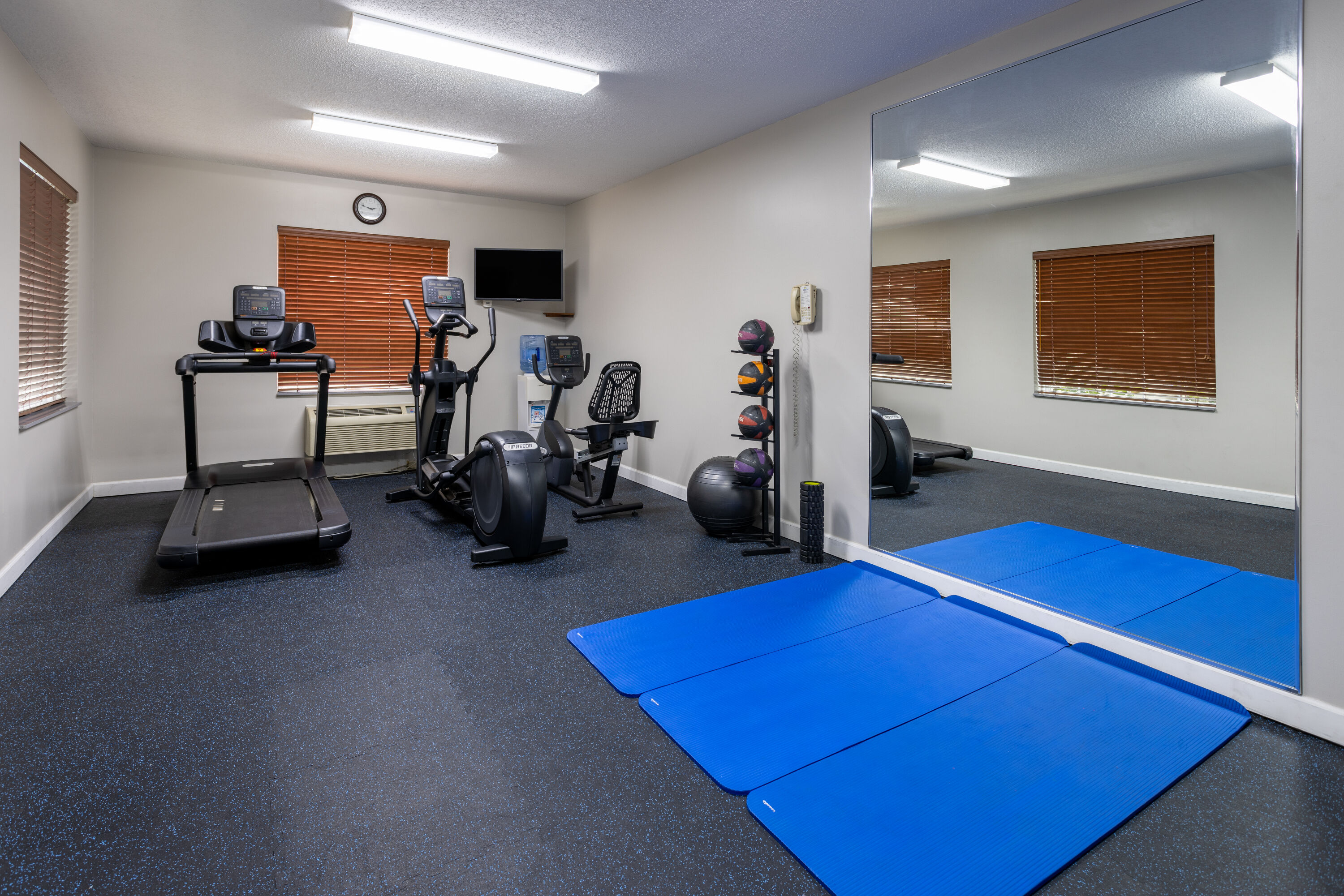 Fitness room at Days Inn & Suites by Wyndham Cherry Hill - Philadelphia in Cherry Hill, New Jersey
