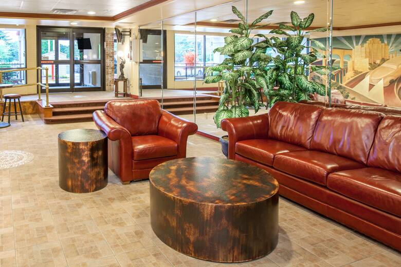 Days Hotel Conference Center East Brunswick hotel lobby in East Brunswick, New Jersey