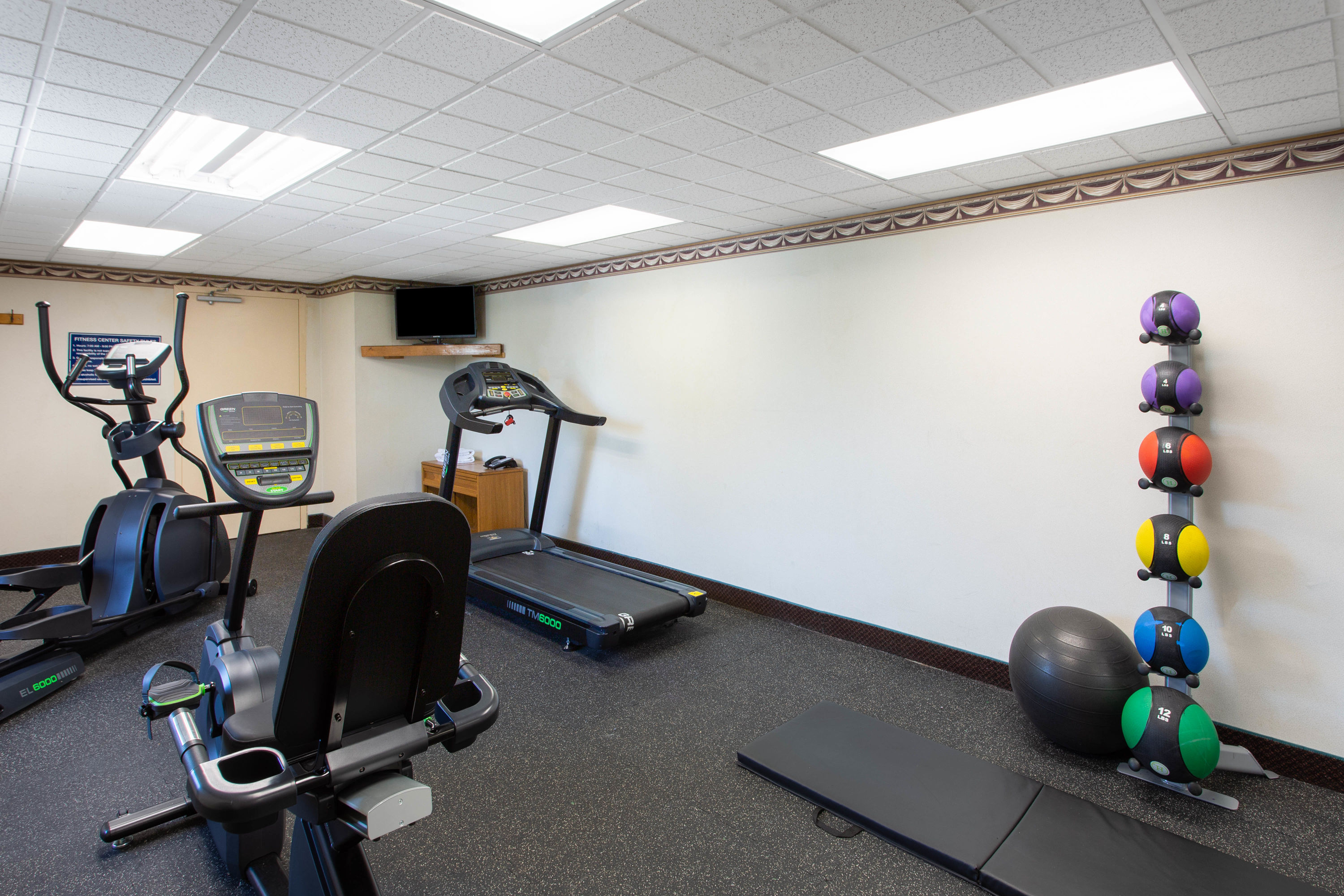 Fitness room at Days Inn by Wyndham Hillsborough in Hillsborough Township, New Jersey