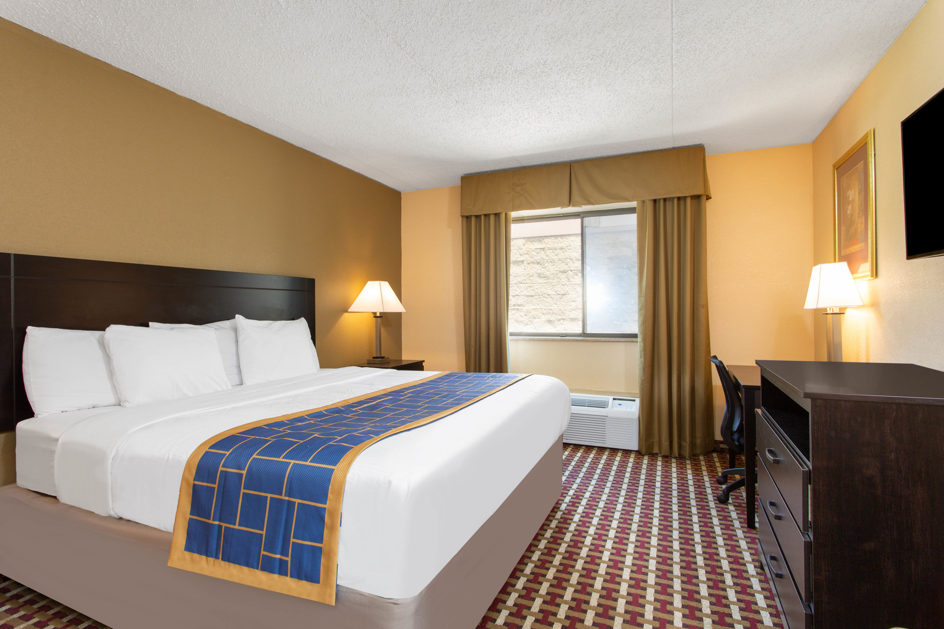 Guest room at the Days Inn by Wyndham Hillsborough in Hillsborough Township, New Jersey