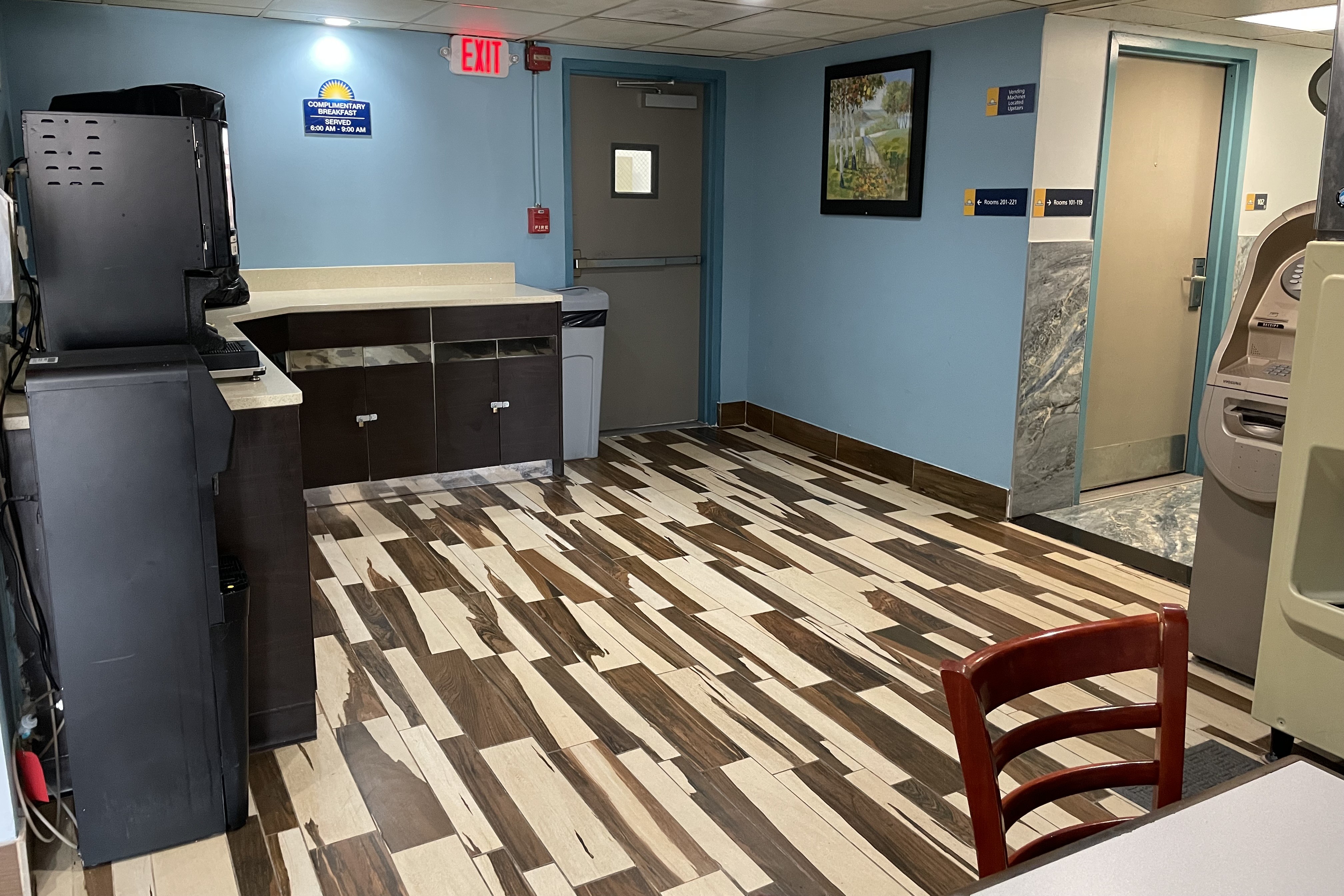 Free breakfast at Days Inn by Wyndham Jersey City / NYC Area in Jersey City, New Jersey