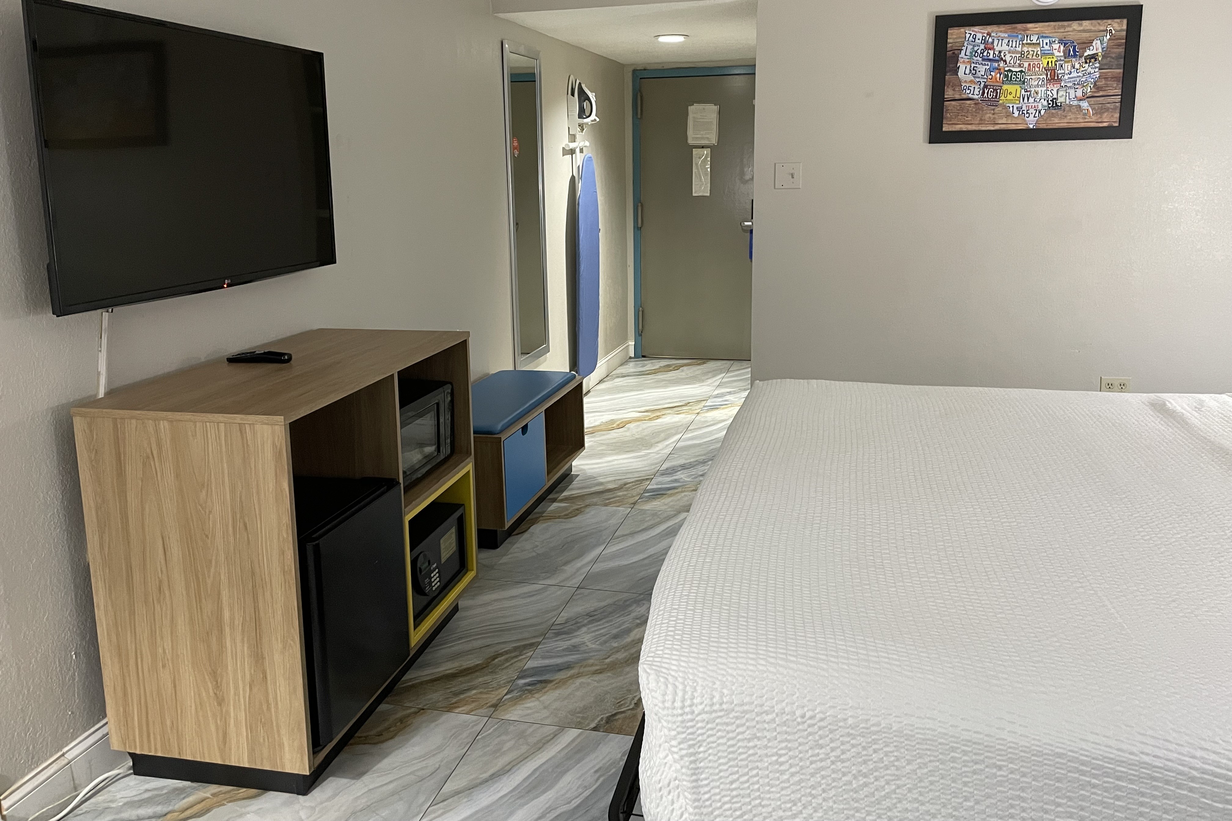 Guest room at the Days Inn by Wyndham Jersey City / NYC Area in Jersey City, New Jersey