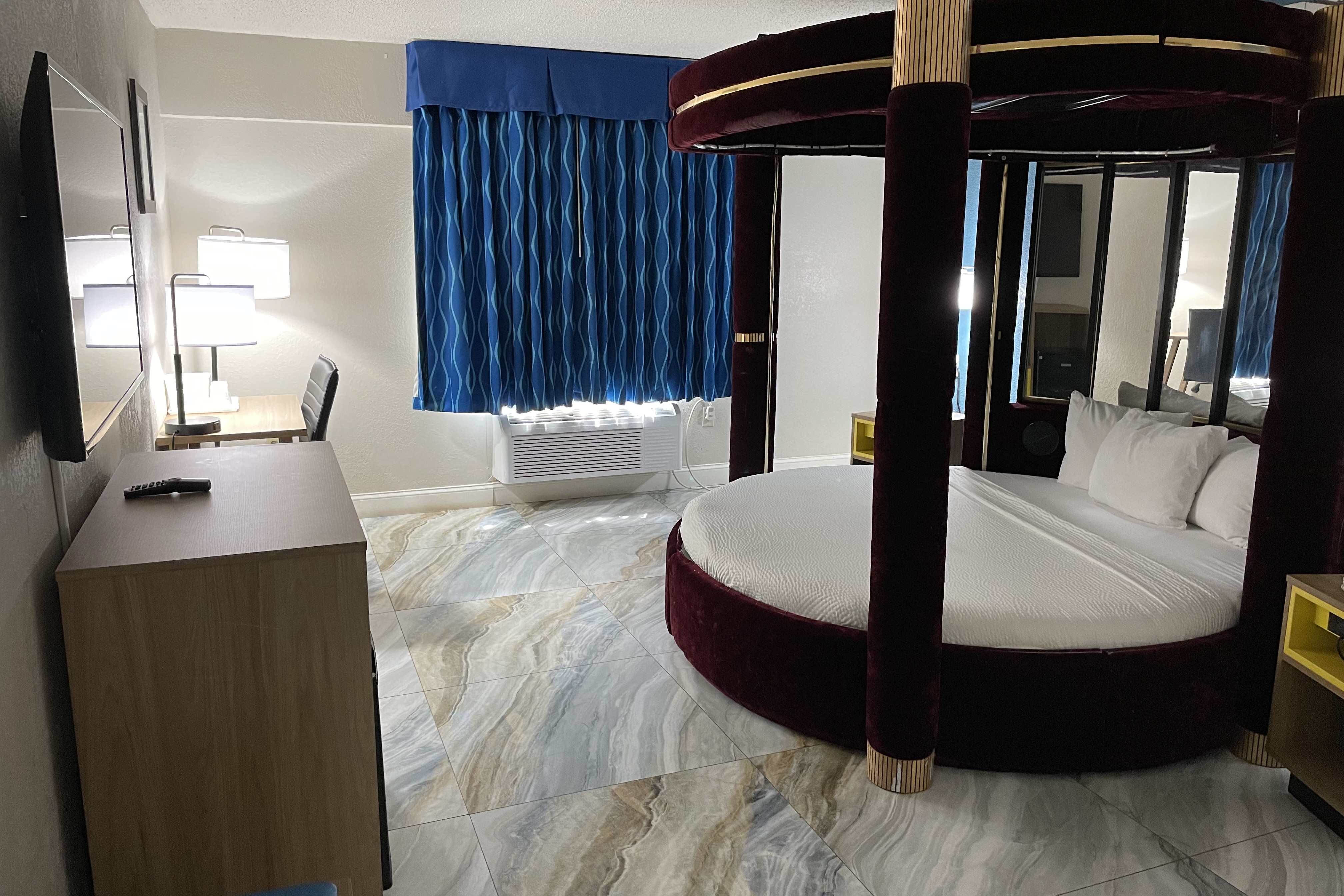 Guest room at the Days Inn by Wyndham Jersey City / NYC Area in Jersey City, New Jersey