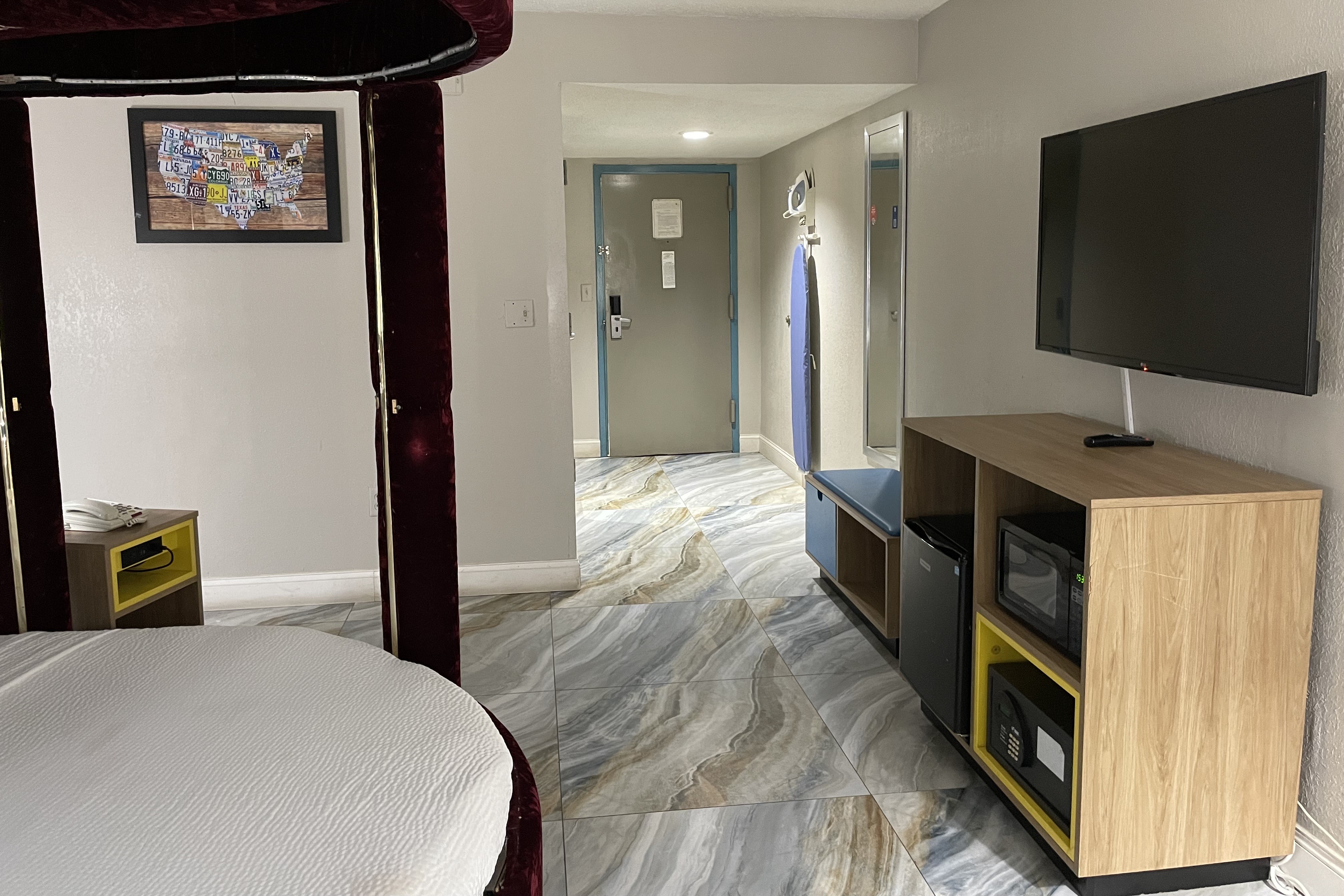Guest room at the Days Inn by Wyndham Jersey City / NYC Area in Jersey City, New Jersey