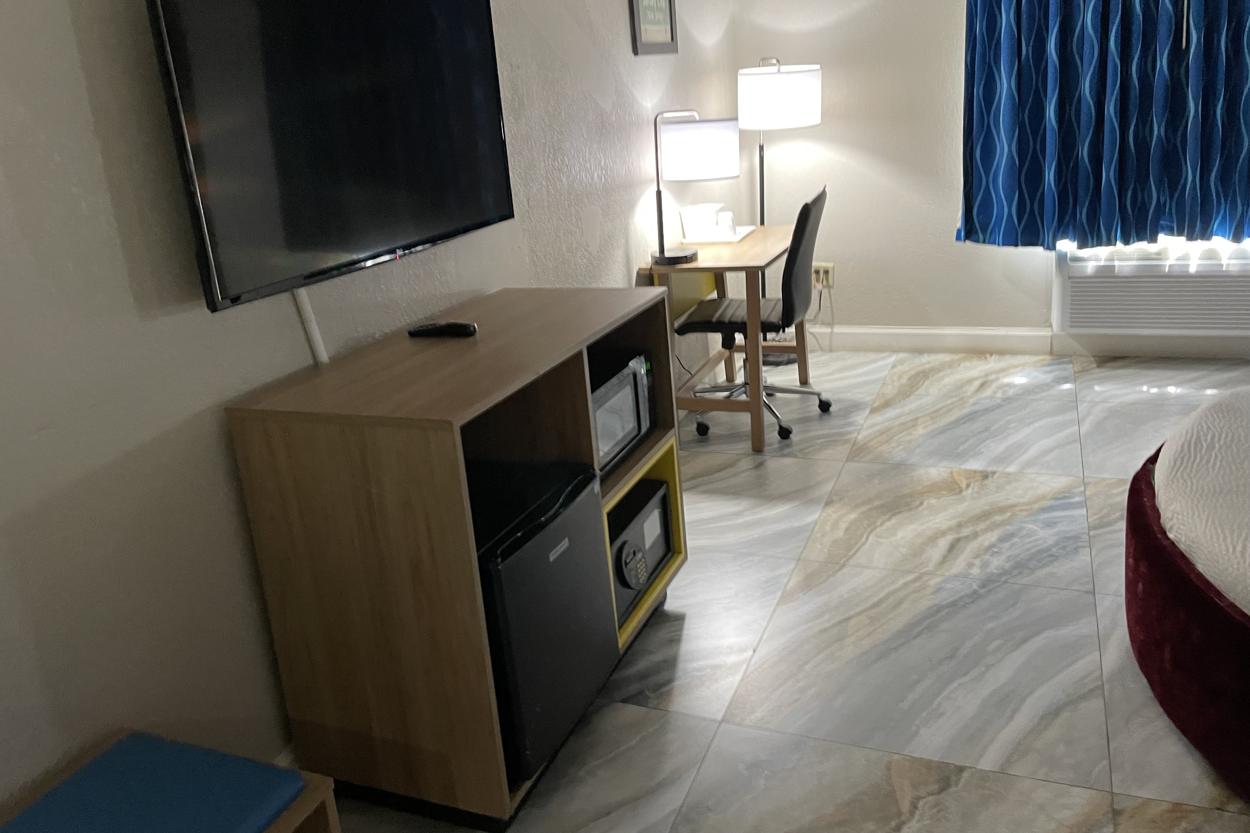 Guest room at the Days Inn by Wyndham Jersey City / NYC Area in Jersey City, New Jersey