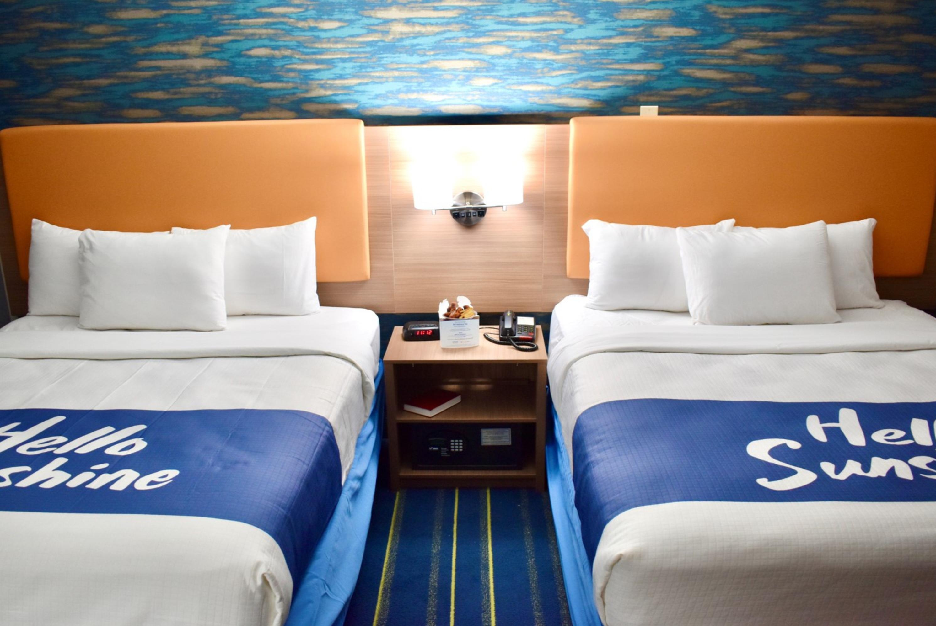 Guest room at the Days Inn by Wyndham Wayne in Wayne, New Jersey