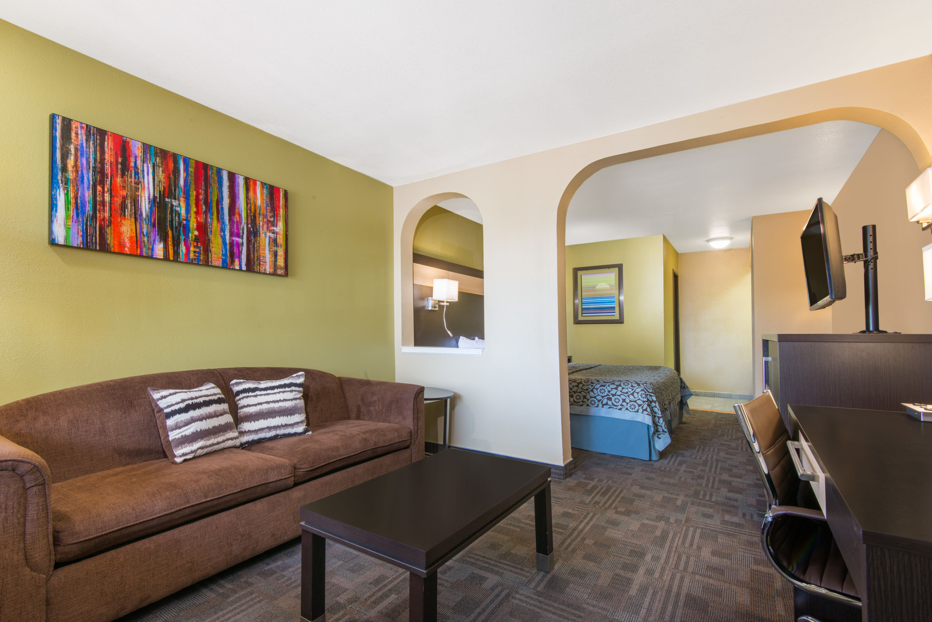 Guest room at the Days Inn by Wyndham Carlsbad in Carlsbad, New Mexico