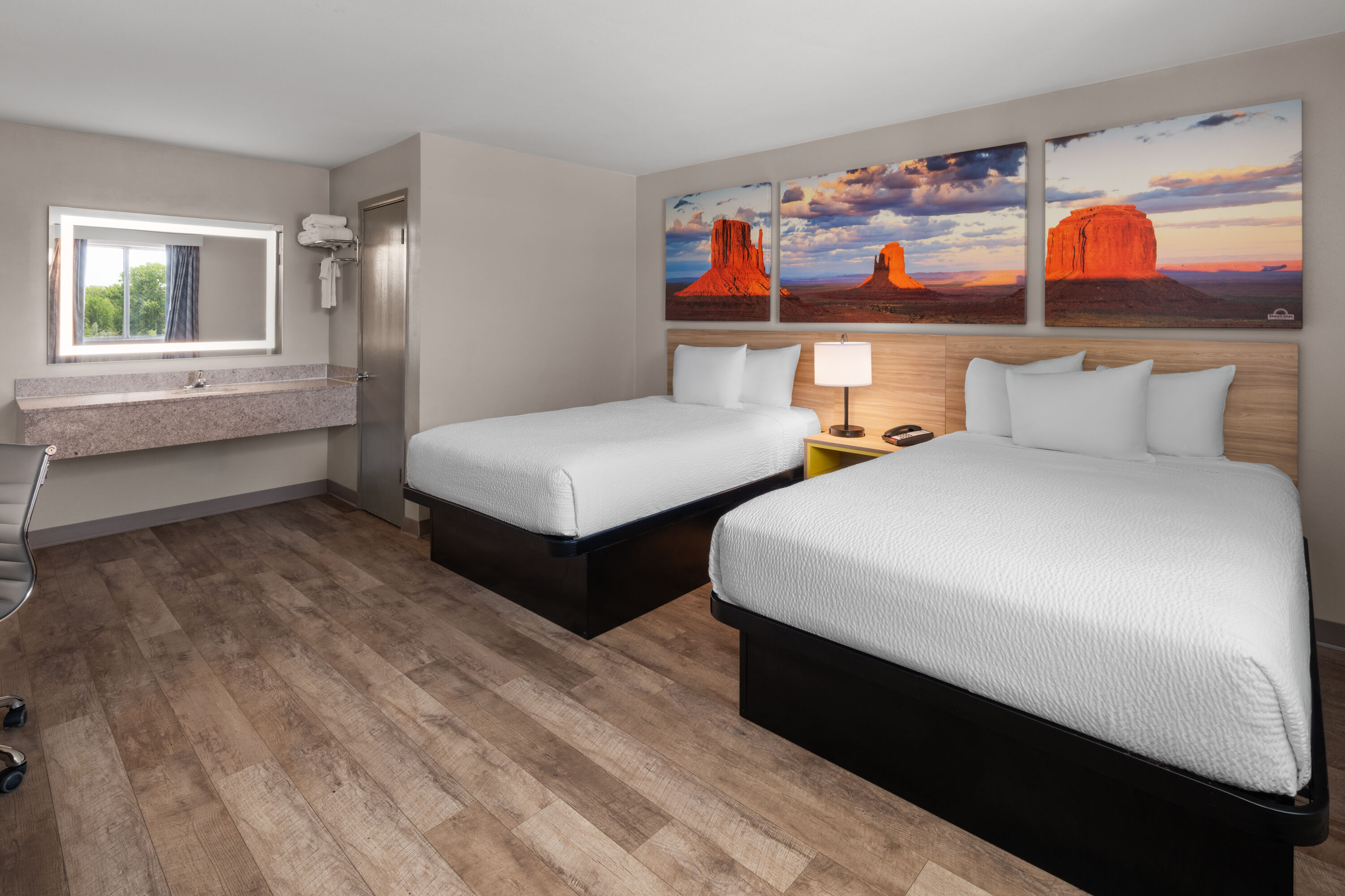 Guest room at the Days Inn by Wyndham Farmington NM in Farmington, New Mexico