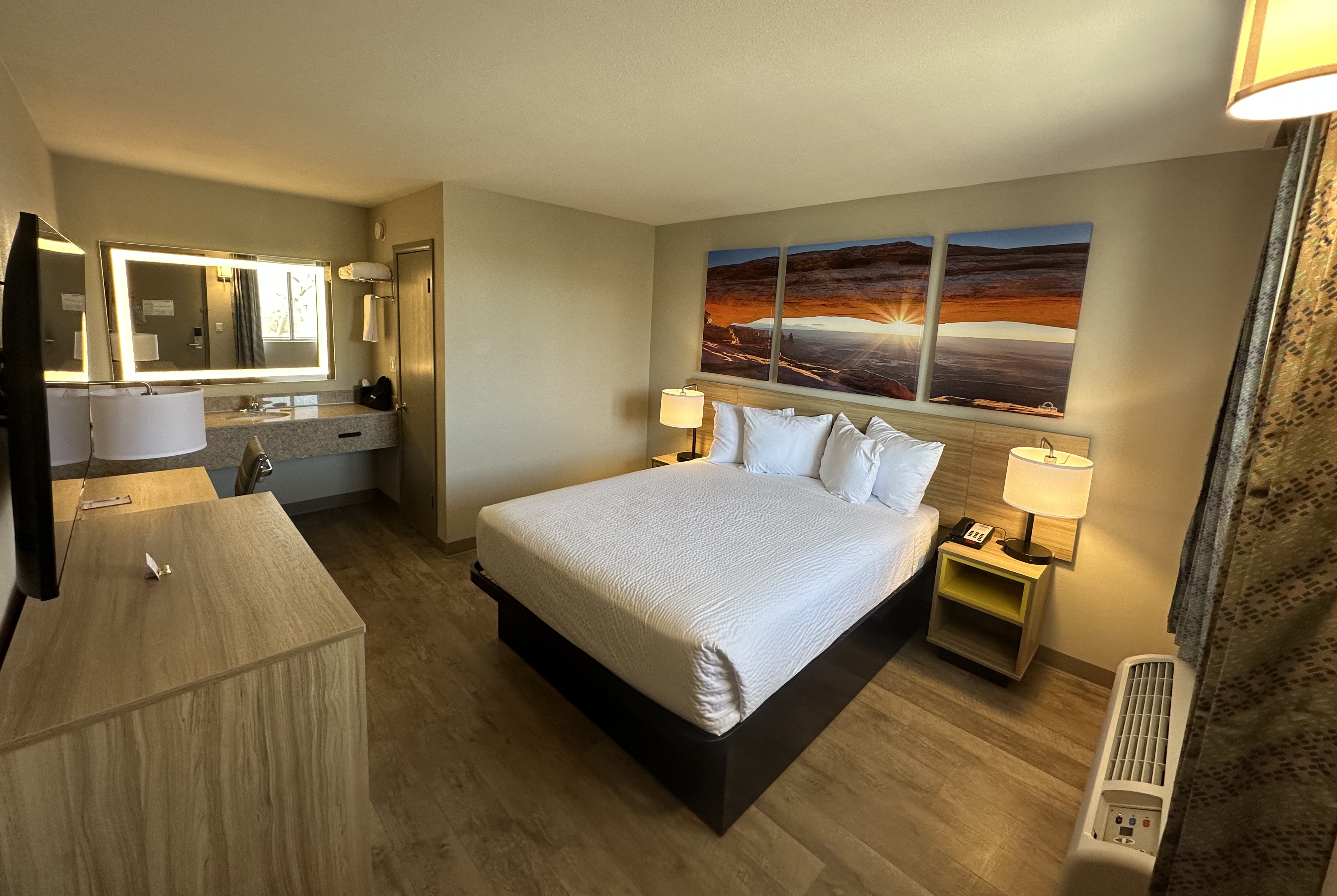 Guest room at the Days Inn by Wyndham Farmington NM in Farmington, New Mexico