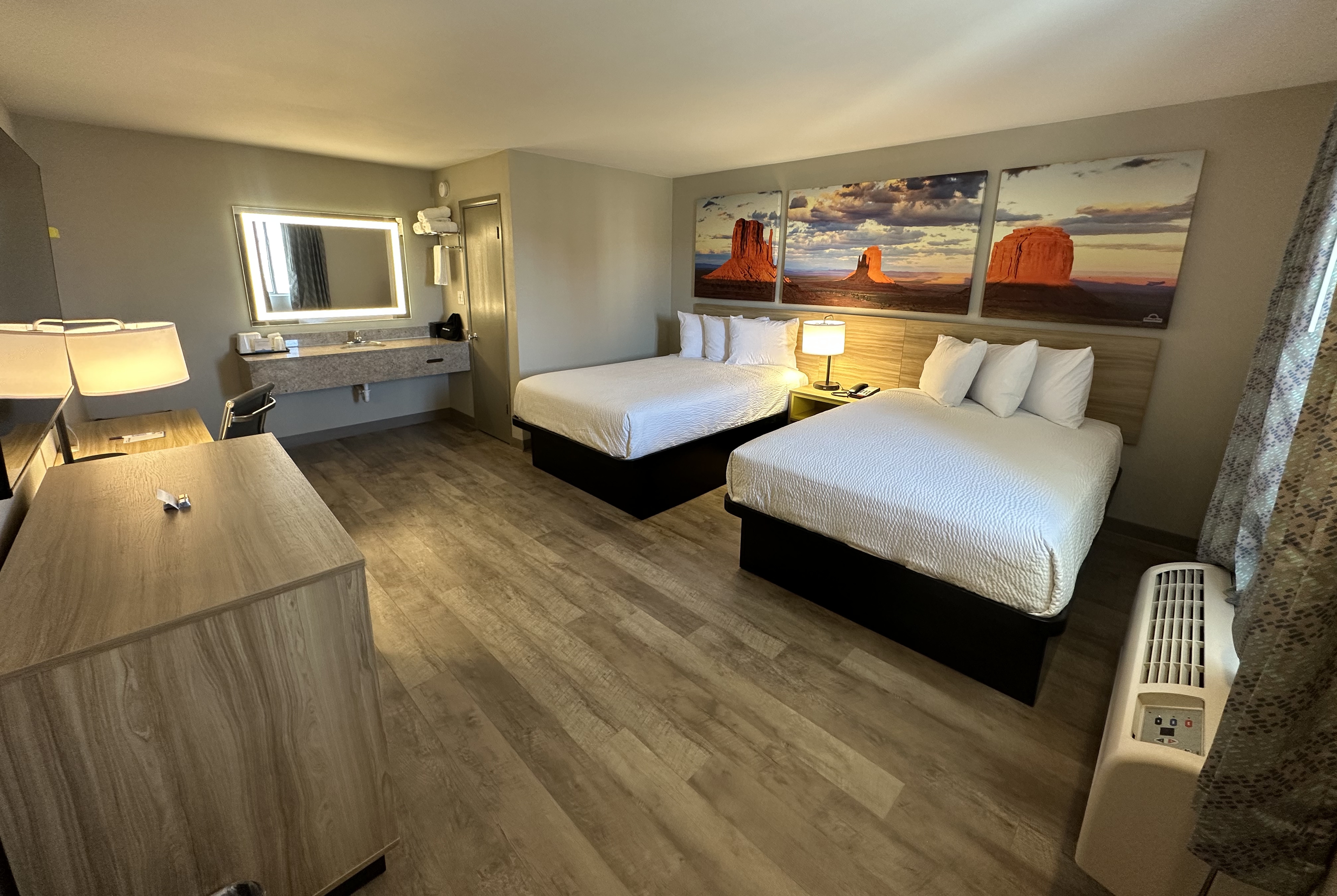 Guest room at the Days Inn by Wyndham Farmington NM in Farmington, New Mexico