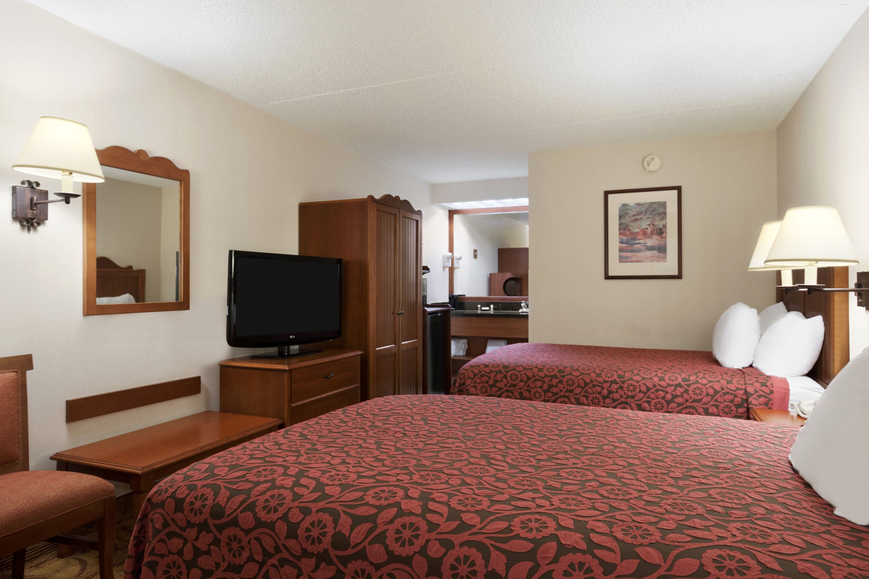 Guest room at the Days Inn by Wyndham Las Cruces in Las Cruces, New Mexico