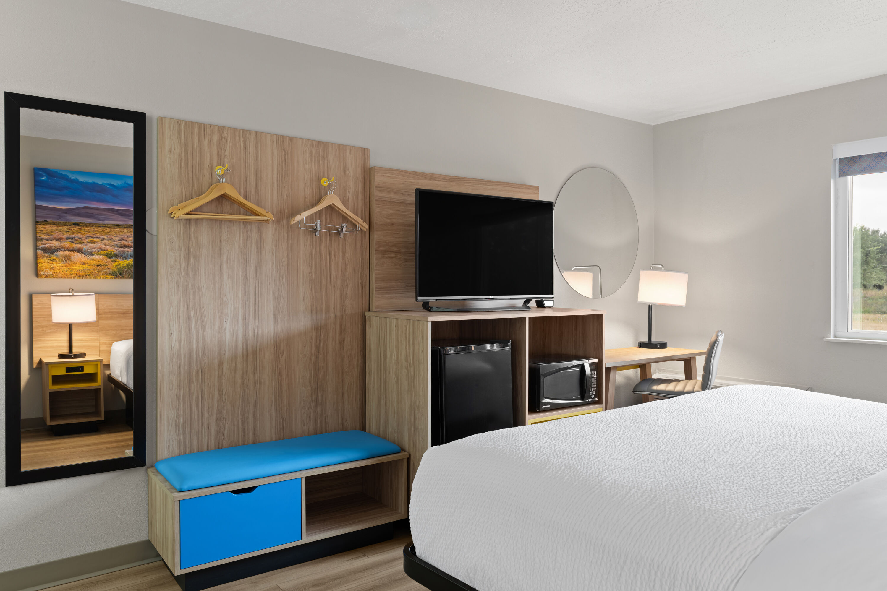 Guest room at the Days Inn by Wyndham Las Vegas in Las Vegas, New Mexico