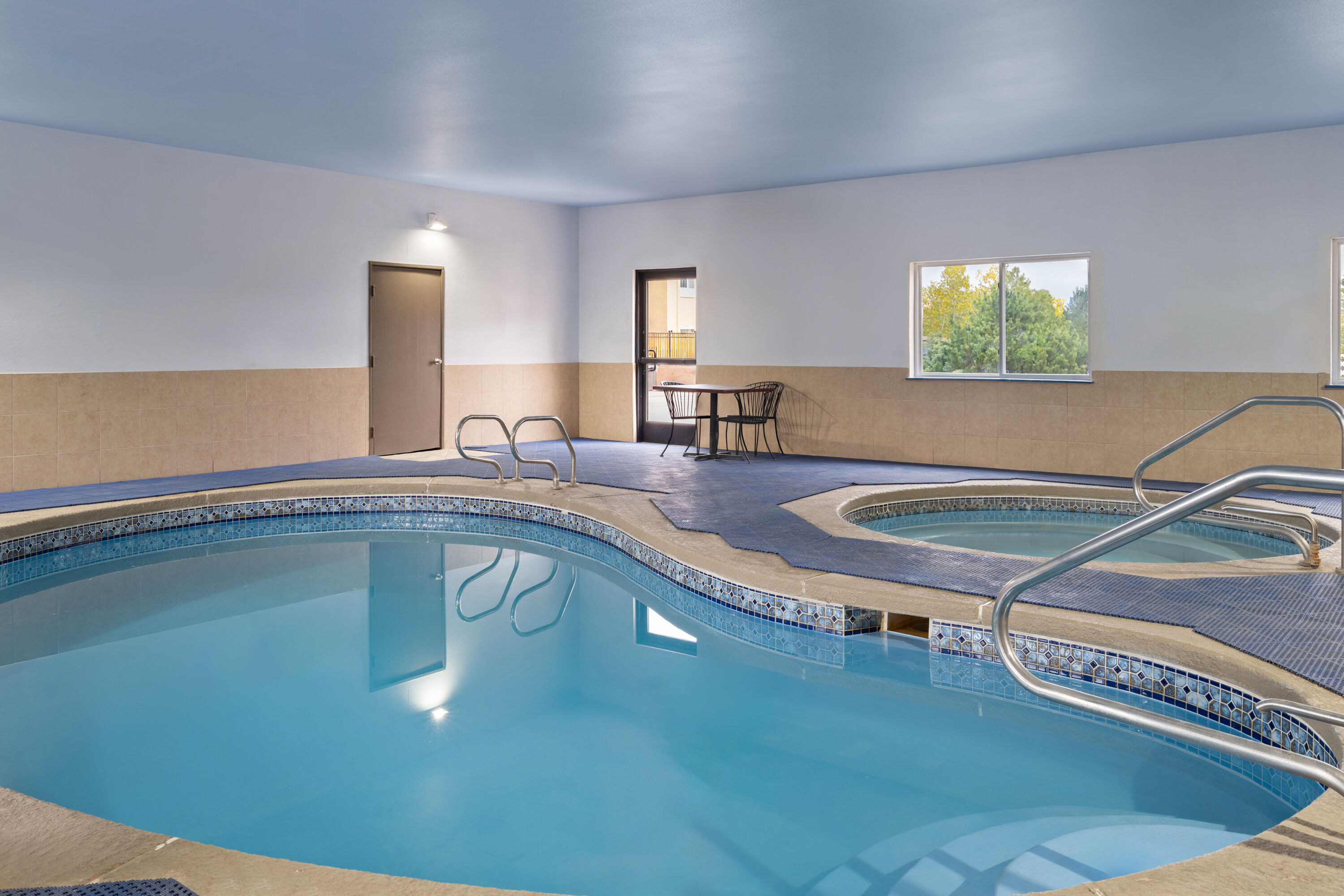 Indoor pool at the Days Inn by Wyndham Las Vegas in Las Vegas, New Mexico