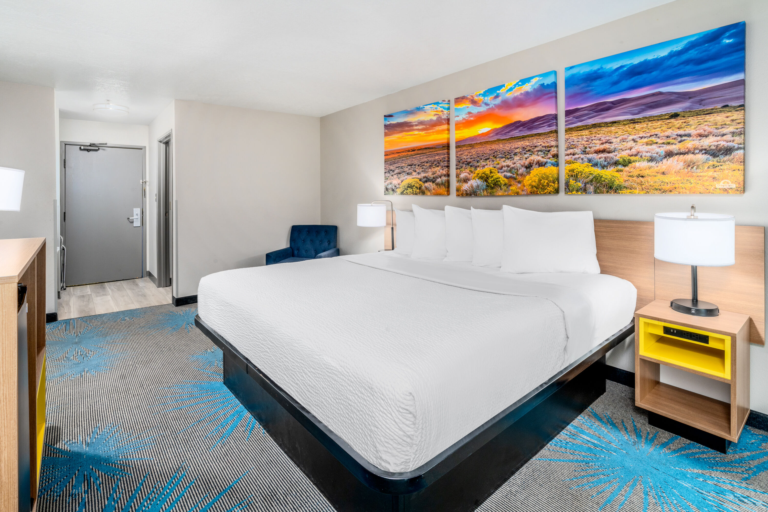 Guest room at the Days Inn by Wyndham Los Lunas in Los Lunas, New Mexico