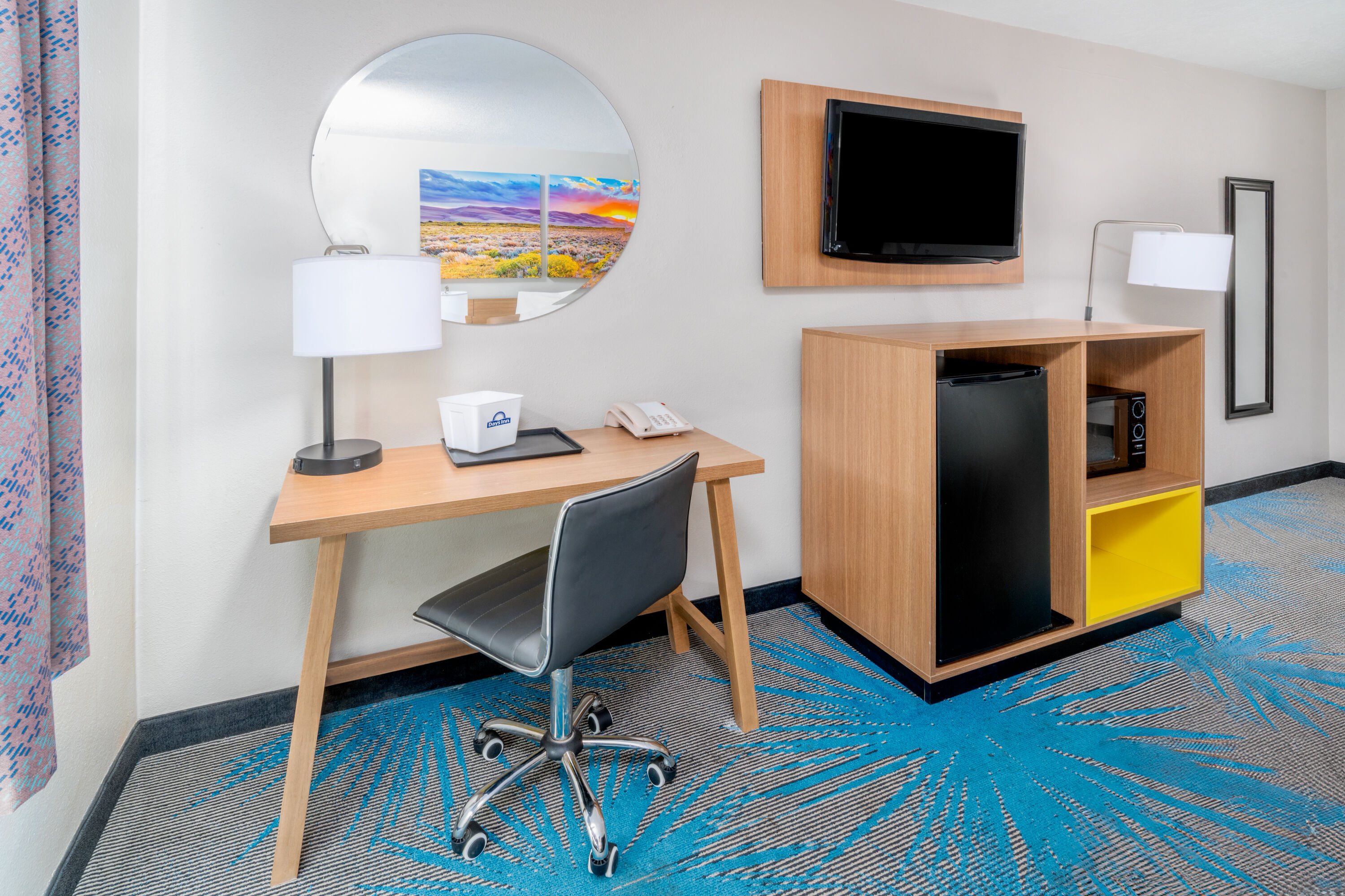 Guest room at the Days Inn by Wyndham Los Lunas in Los Lunas, New Mexico