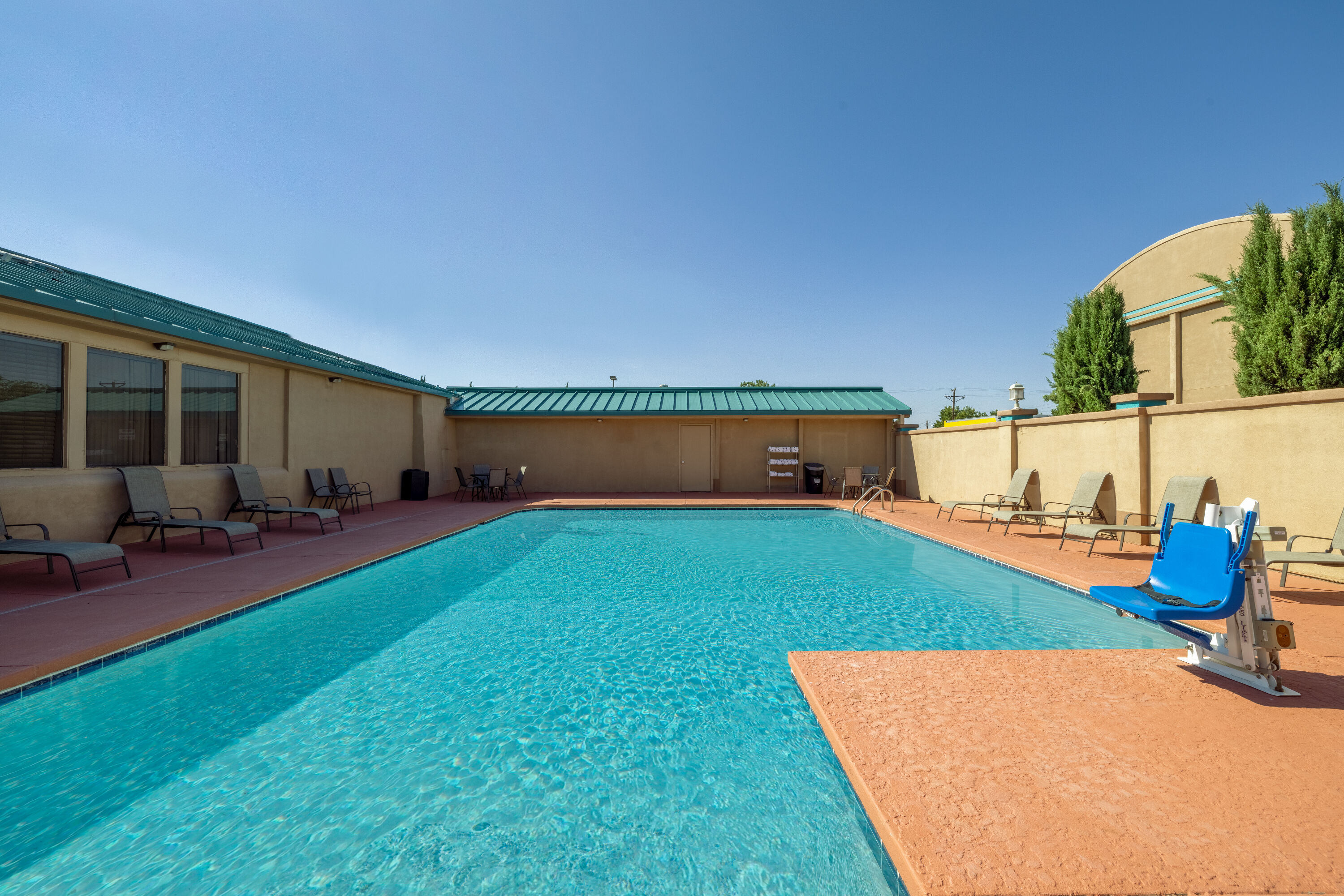 Pool at the Days Inn by Wyndham Roswell in Roswell, New Mexico
