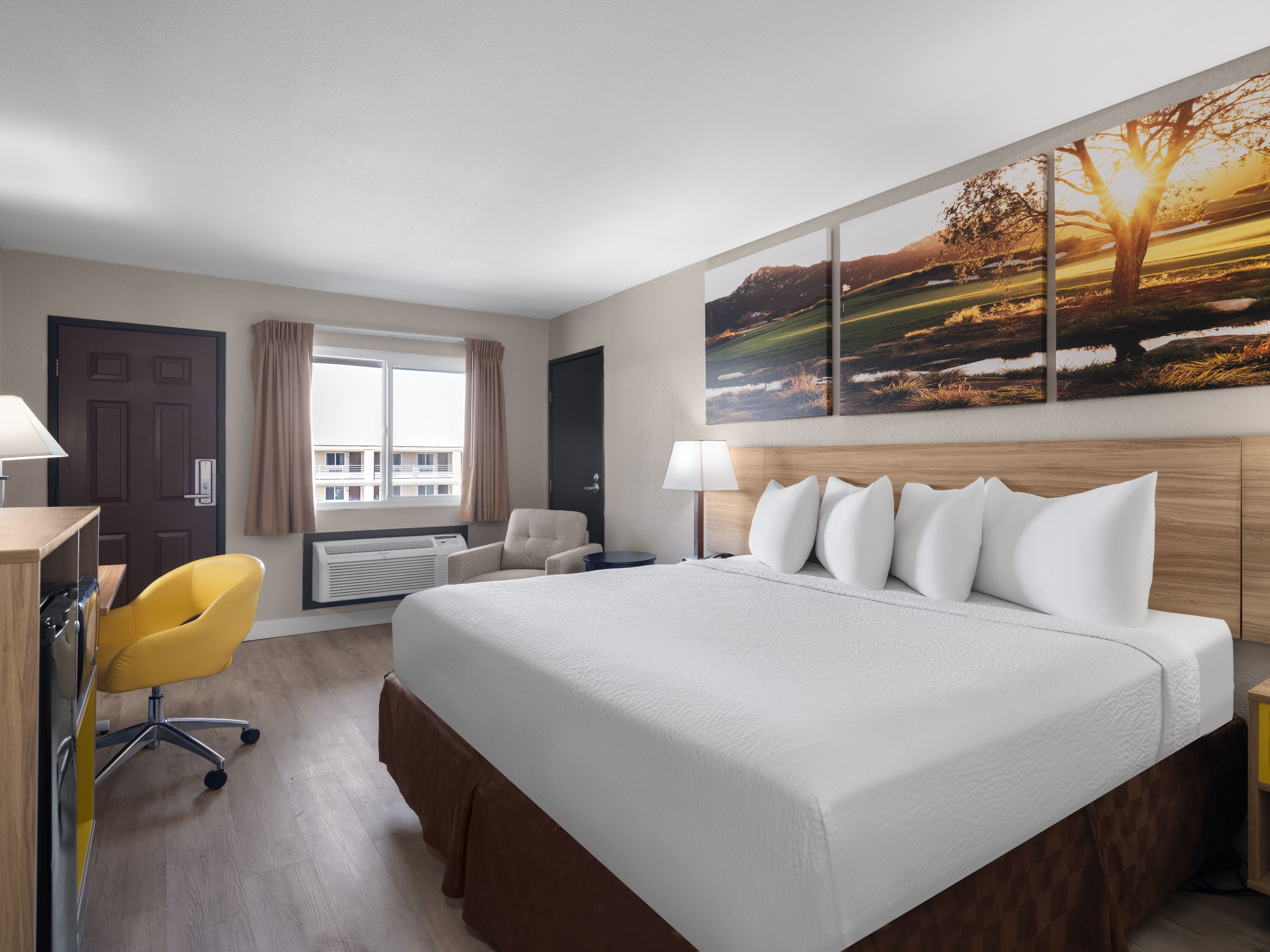 Guest room at the Days Inn by Wyndham Las Vegas Airport Near the Strip in Las Vegas, Nevada