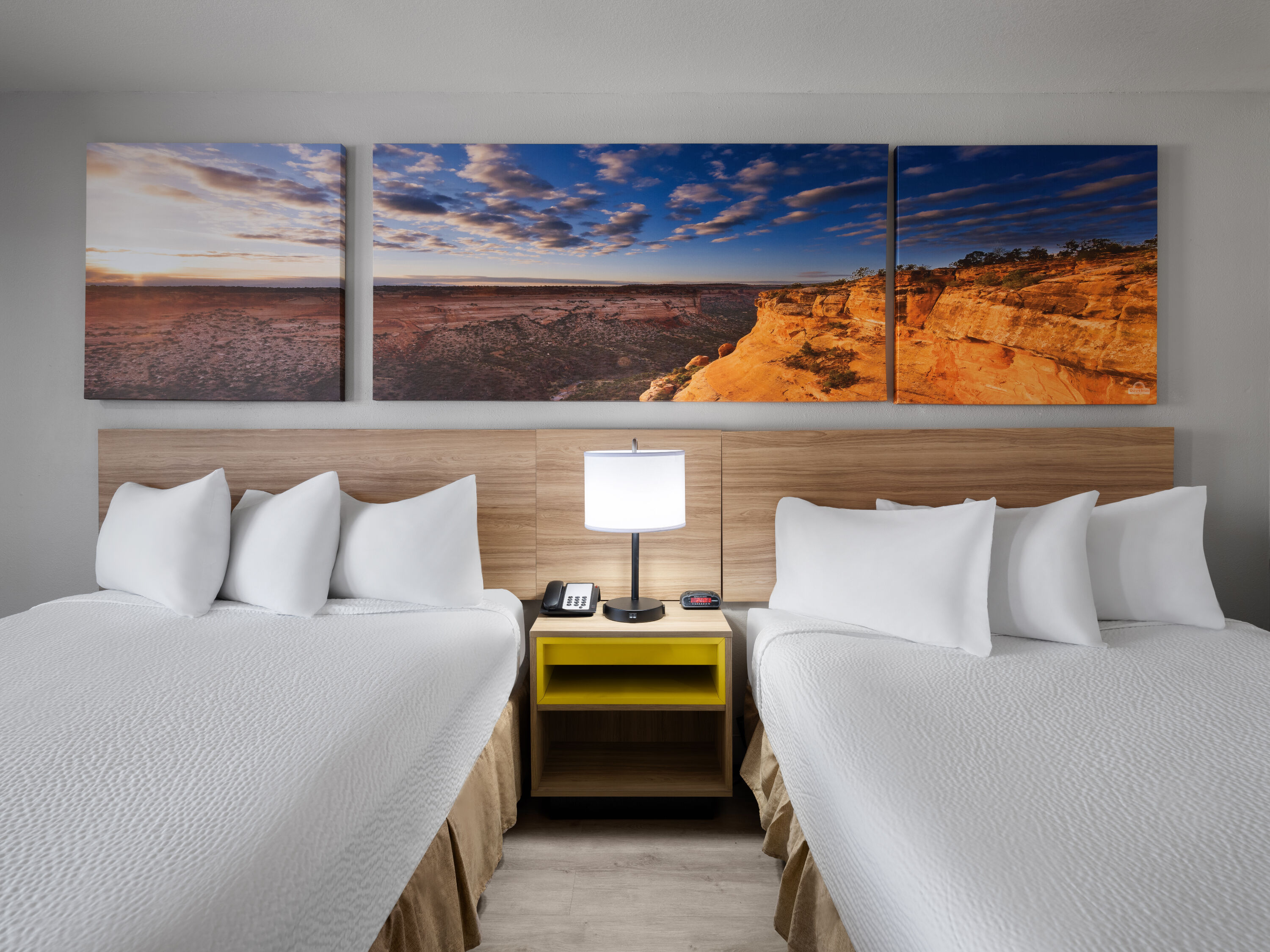 Guest room at the Days Inn by Wyndham Las Vegas Airport Near the Strip in Las Vegas, Nevada