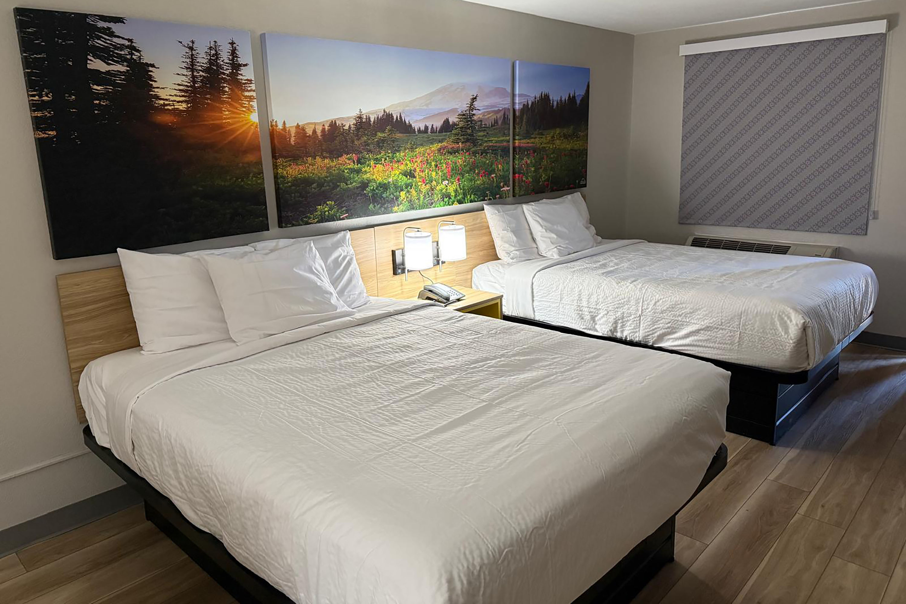 Guest room at the Days Inn by Wyndham Reno in Reno, Nevada