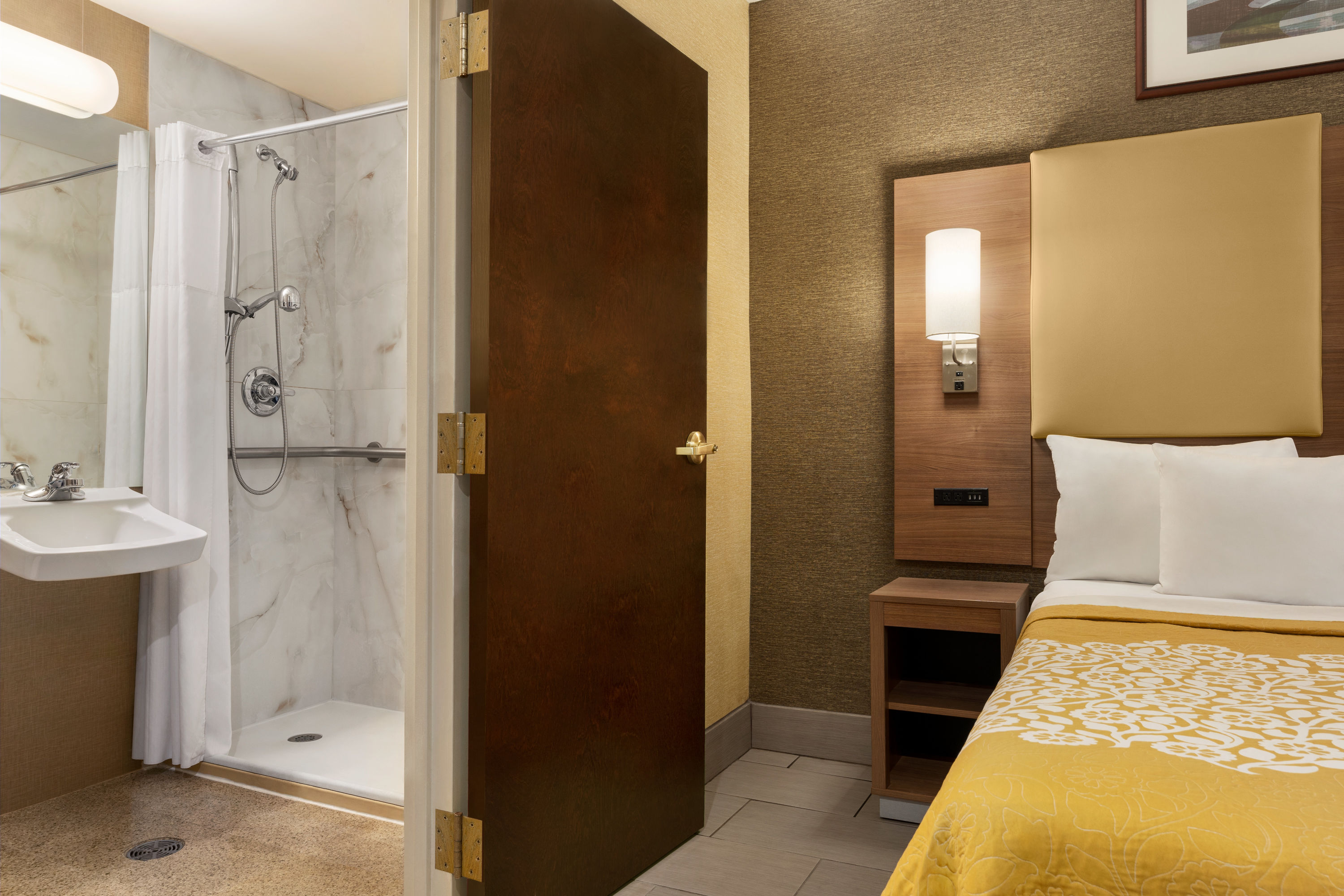 Guest room at the Days Inn by Wyndham Brooklyn in Brooklyn, New York