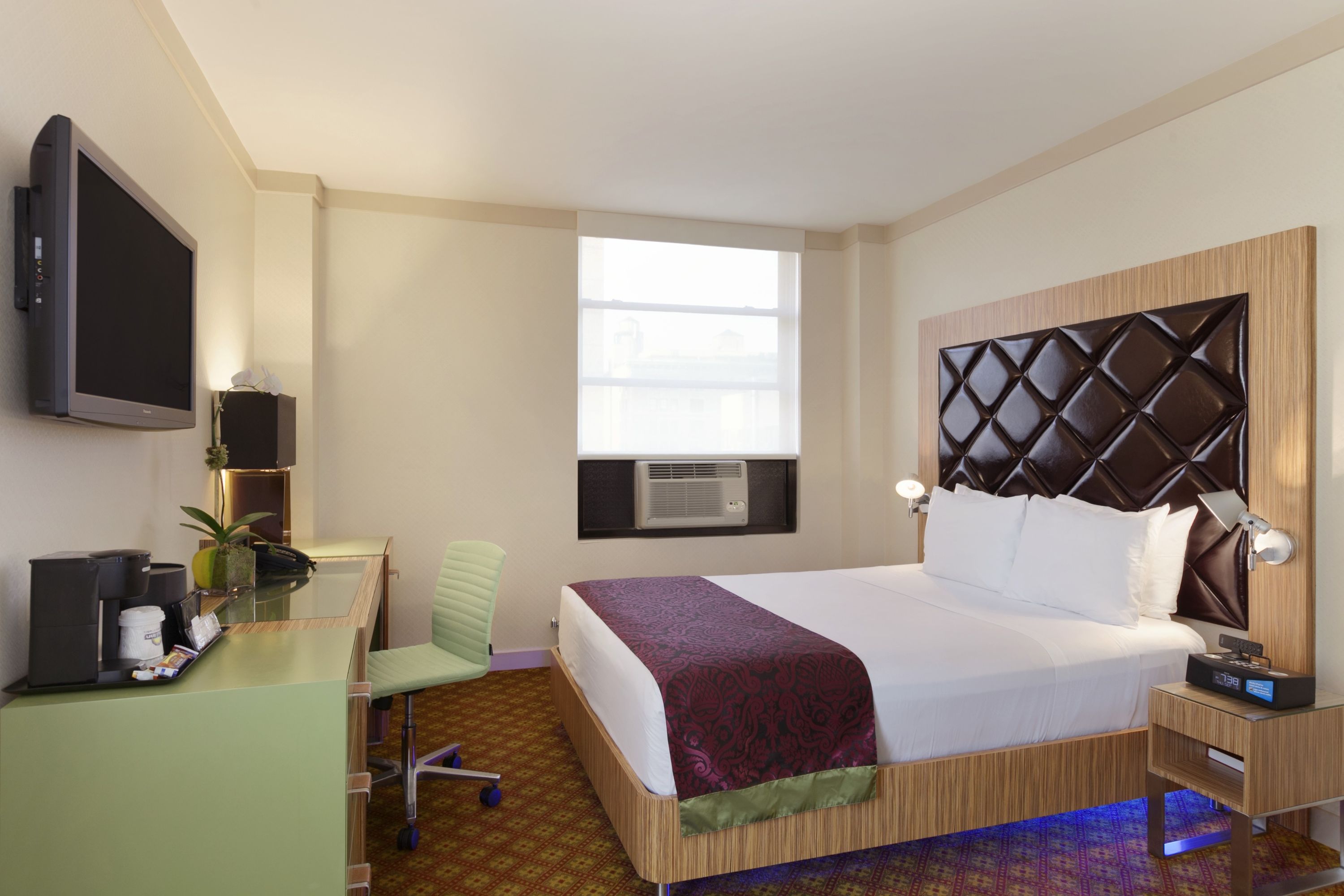 Guest room at the Days Inn Hotel New York City-Broadway in New York, New York