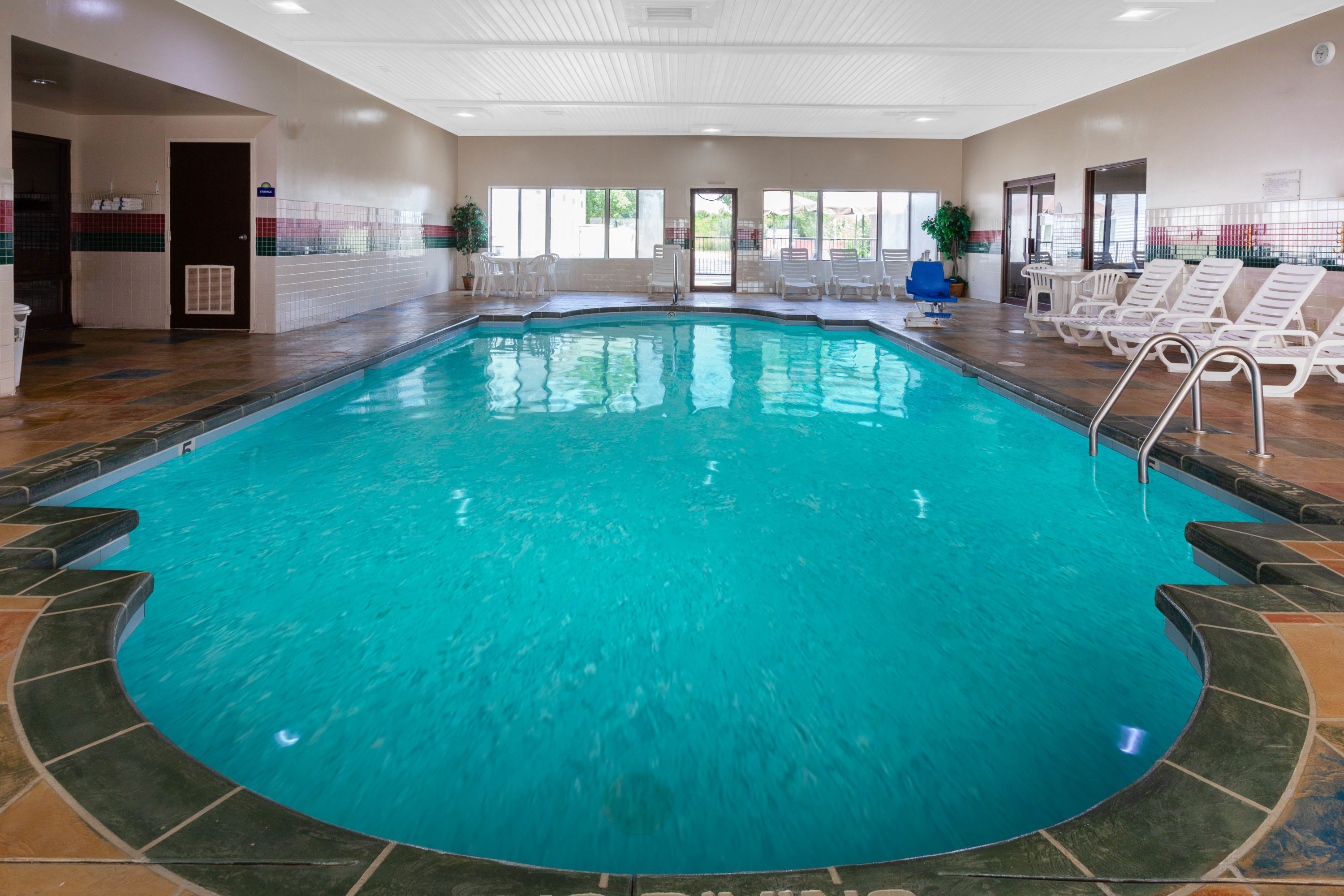 Pool at the Days Inn by Wyndham Milan Sandusky South in Milan, Ohio