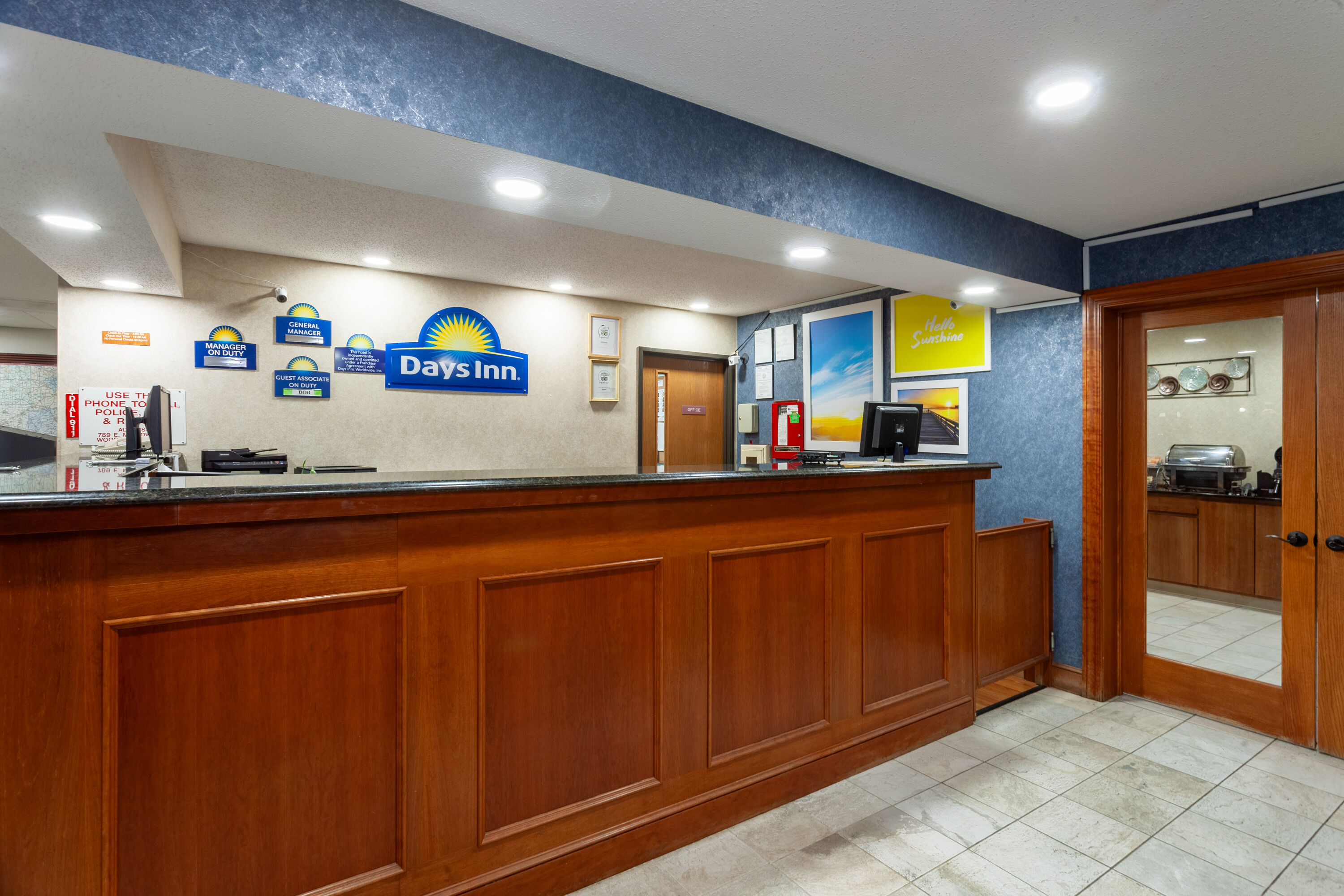 Days Inn by Wyndham Wooster reception in Wooster, Ohio