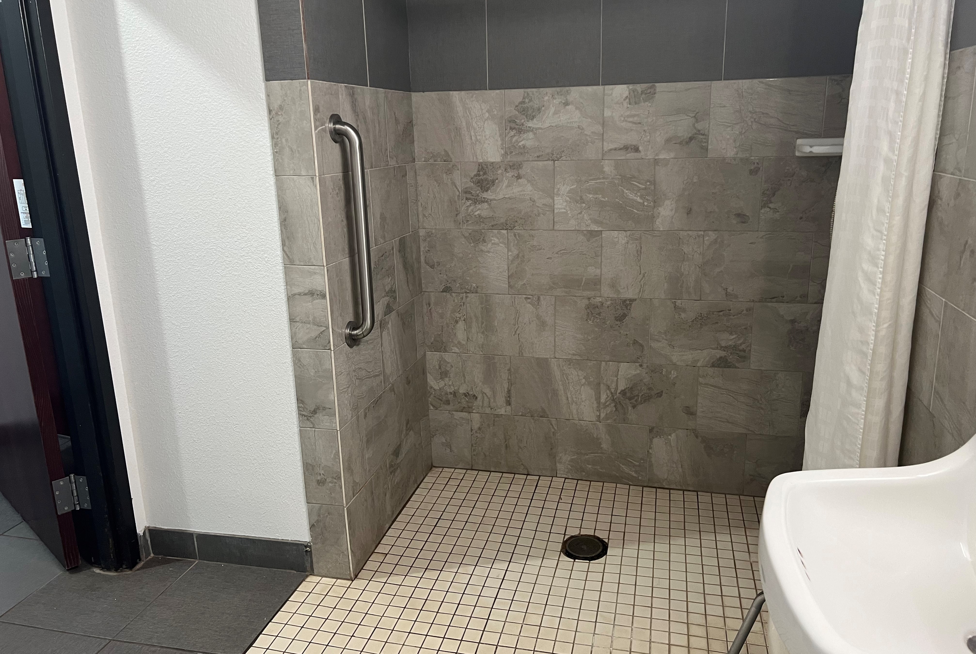 Guest room bath at the Days Inn by Wyndham Alva in Alva, Oklahoma