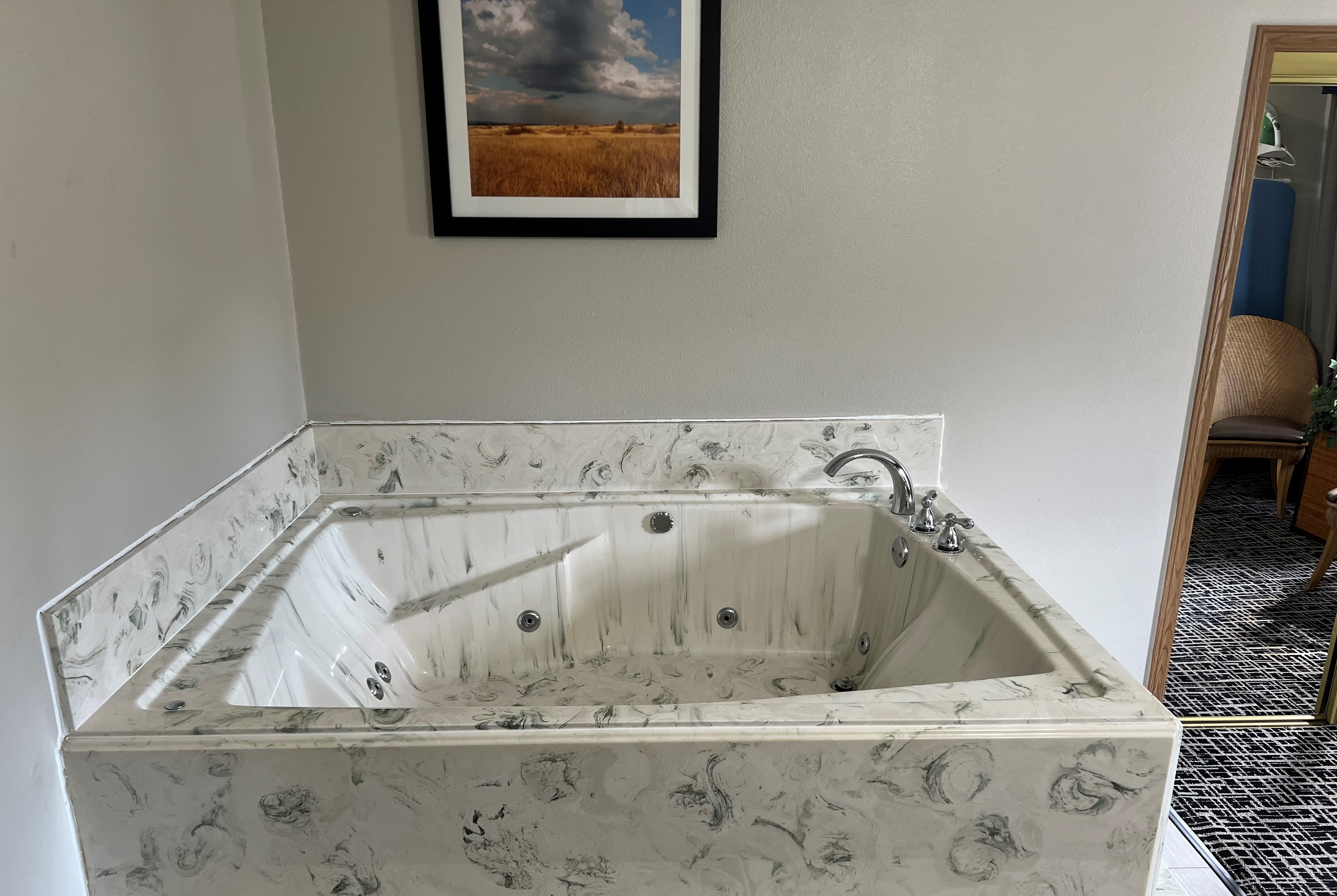 Guest room at the Days Inn by Wyndham Grove in Grove, Oklahoma