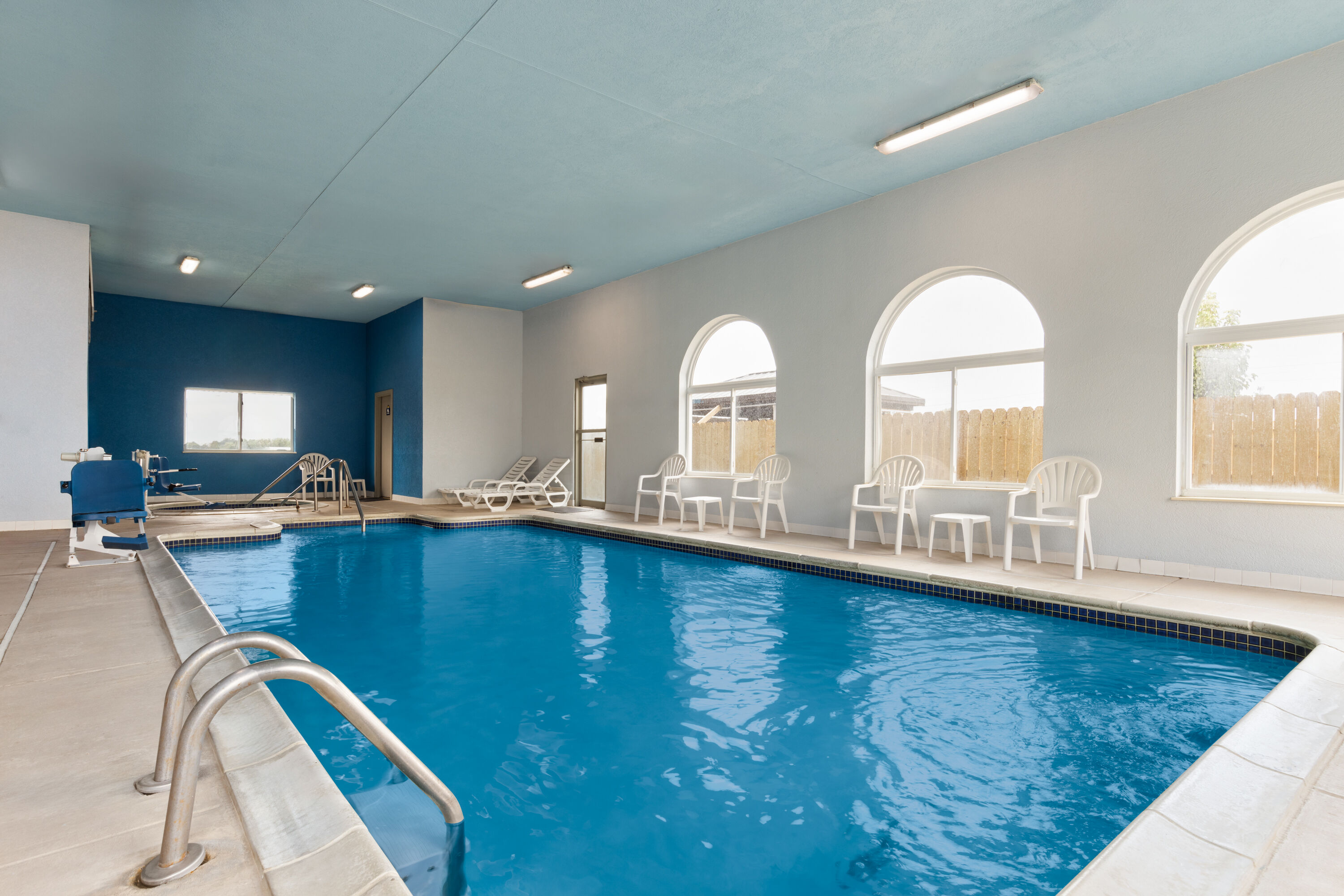 Indoor pool at the Days Inn by Wyndham Miami in Miami, Oklahoma