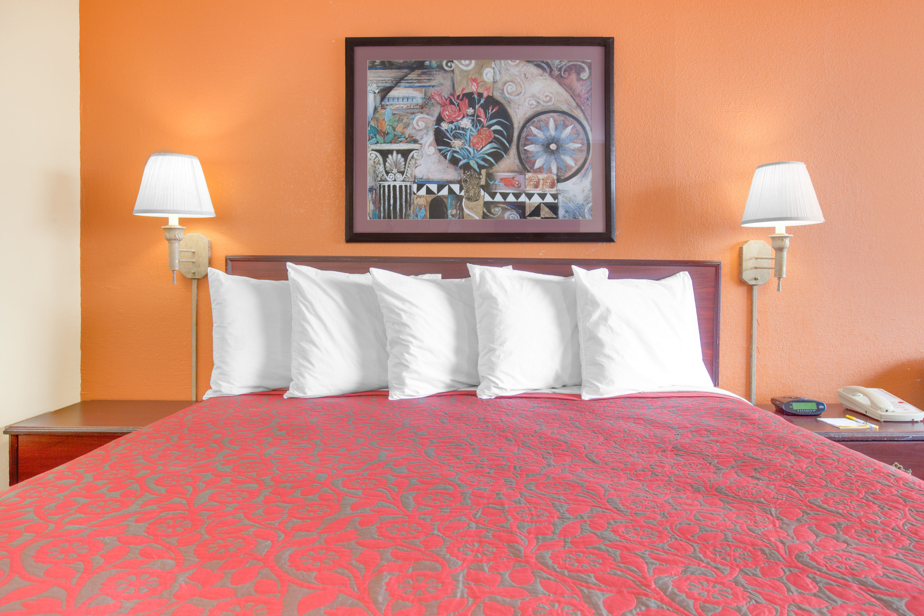 Guest room at the Days Inn by Wyndham Okemah in Okemah, Oklahoma