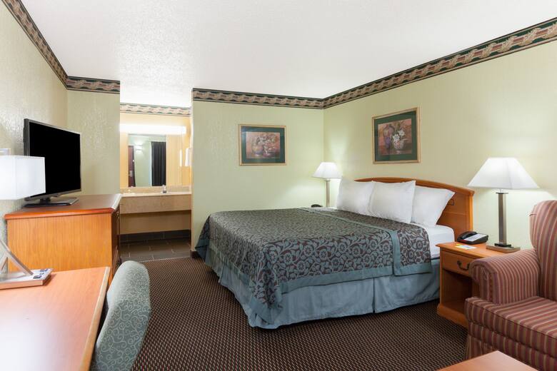 Guest room at the Days Inn Oklahoma City South in Oklahoma City, Oklahoma