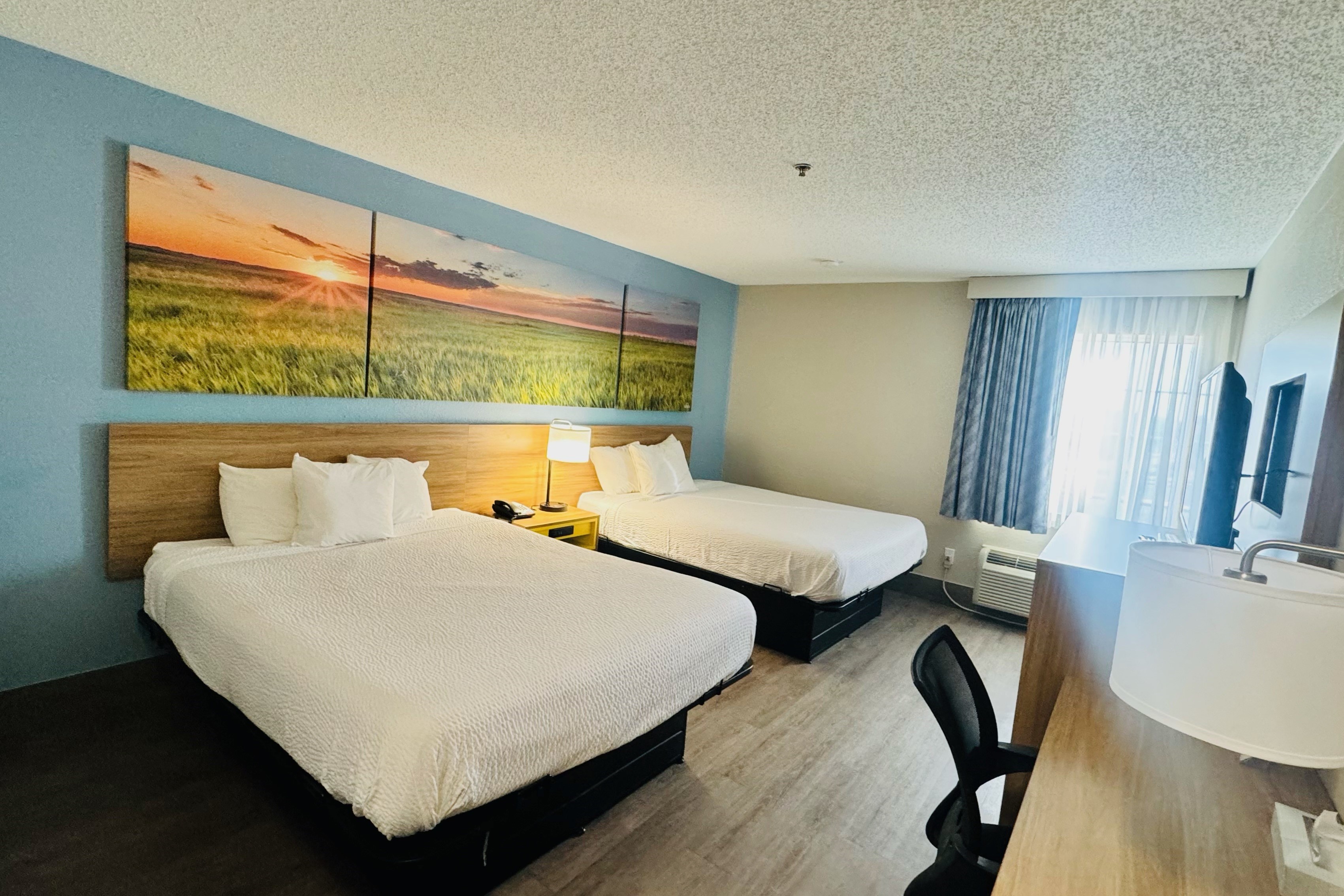 Guest room at the Days Inn by Wyndham Shawnee in Shawnee, Oklahoma