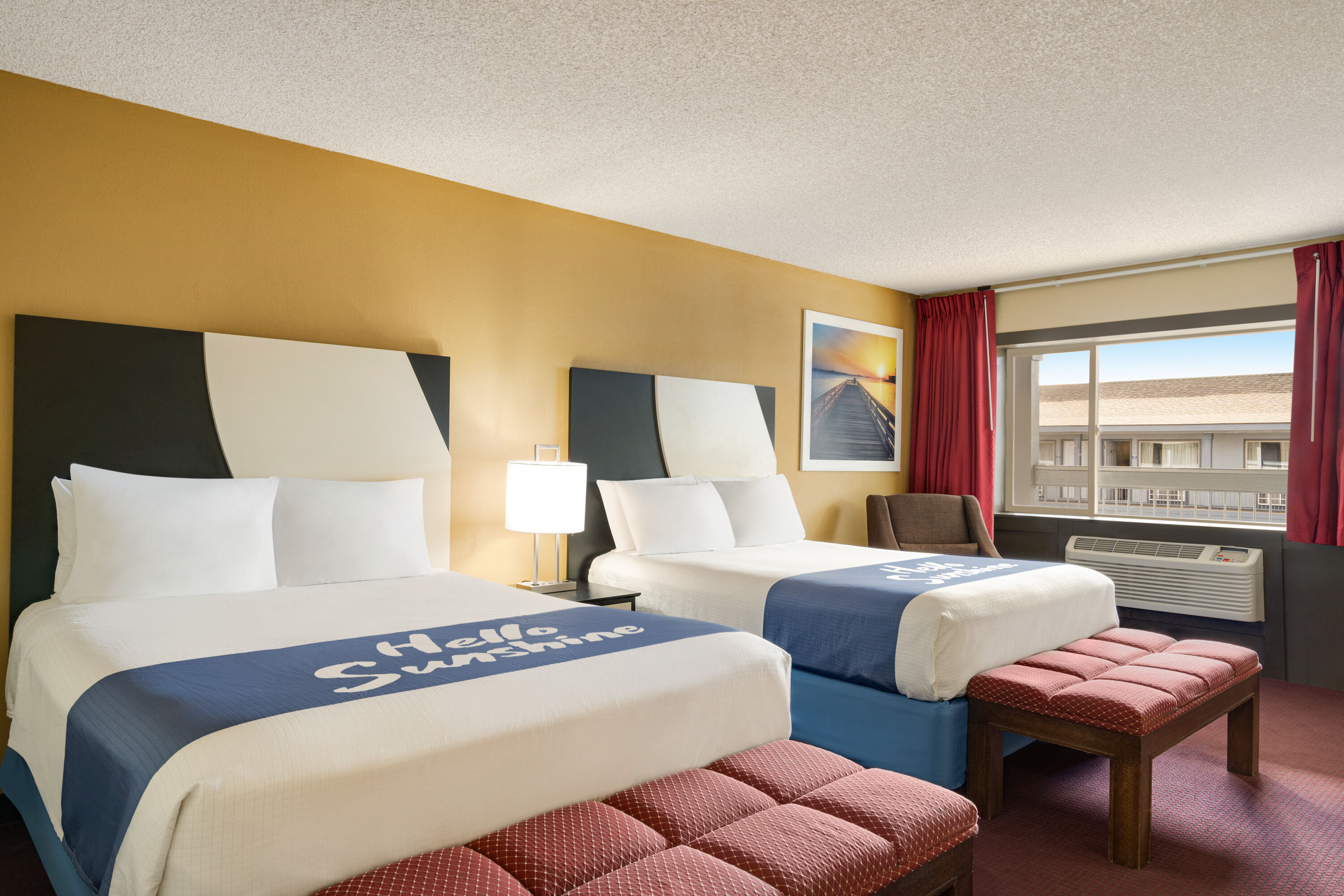 Guest room at the Days Inn by Wyndham Bend in Bend, Oregon