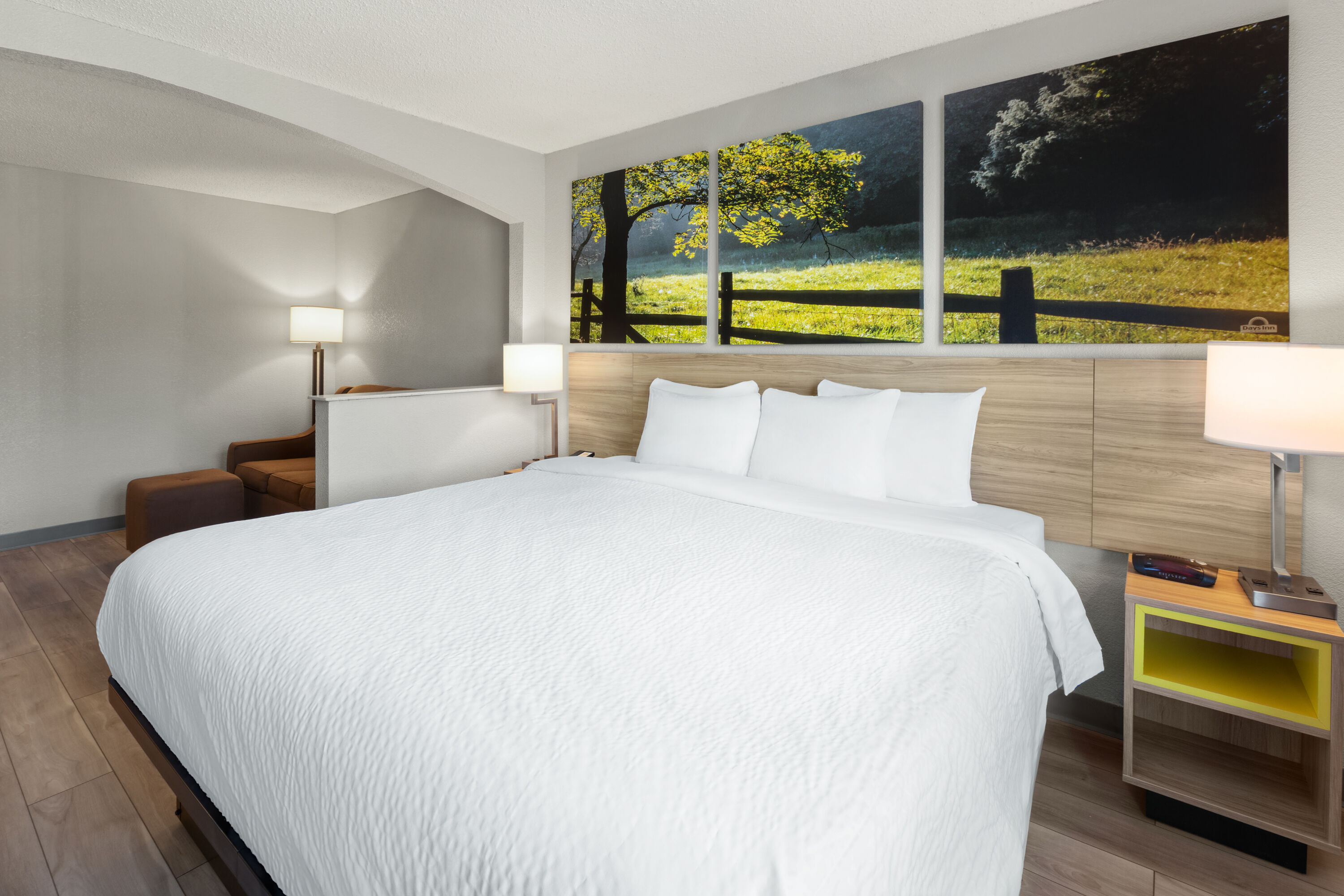 Guest room at the Days Inn by Wyndham Blairsville in Blairsville, Pennsylvania