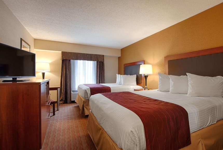Guest room at the Days Inn by Wyndham Indiana PA Near IUP in Indiana, Pennsylvania