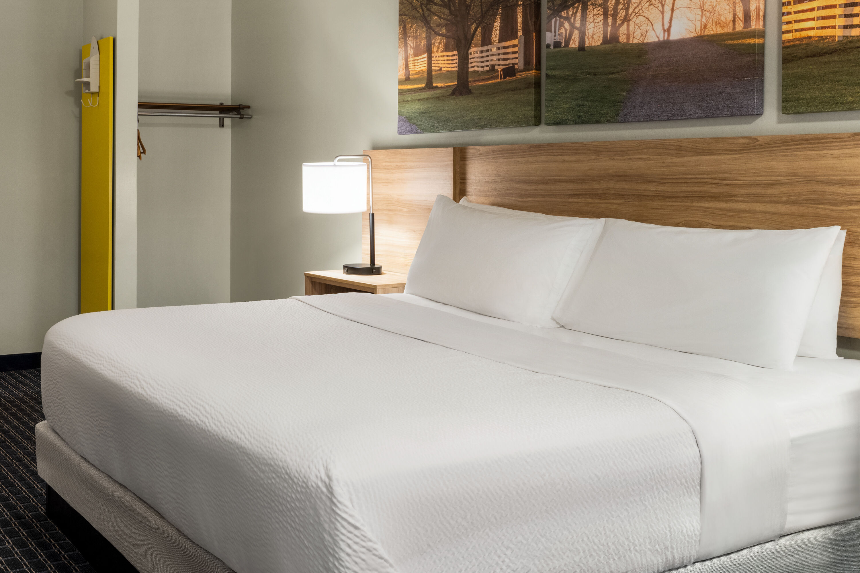 Guest room at the Days Inn & Suites by Wyndham Lancaster Amish Country in Lancaster, Pennsylvania