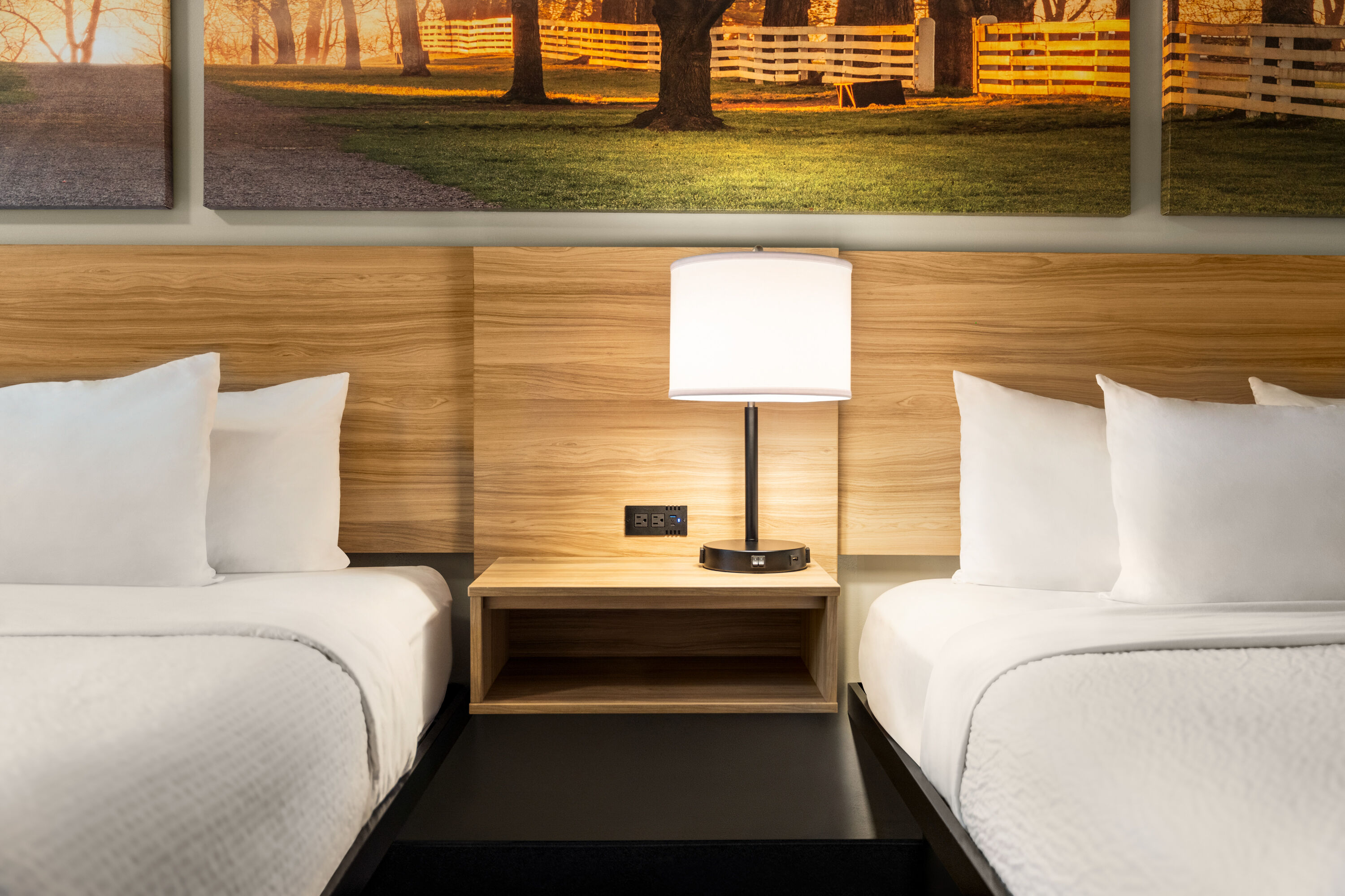 Guest room at the Days Inn & Suites by Wyndham Lancaster Amish Country in Lancaster, Pennsylvania