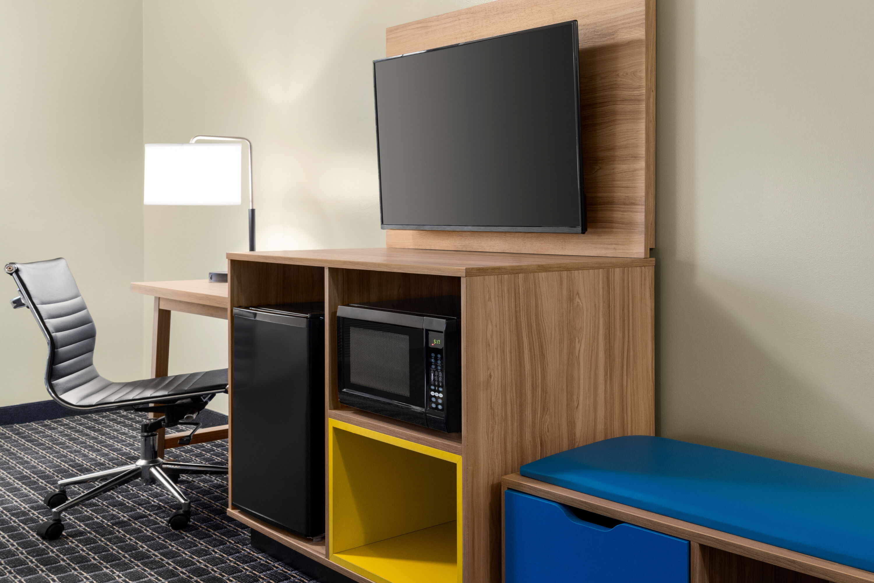 Guest room at the Days Inn & Suites by Wyndham Lancaster Amish Country in Lancaster, Pennsylvania